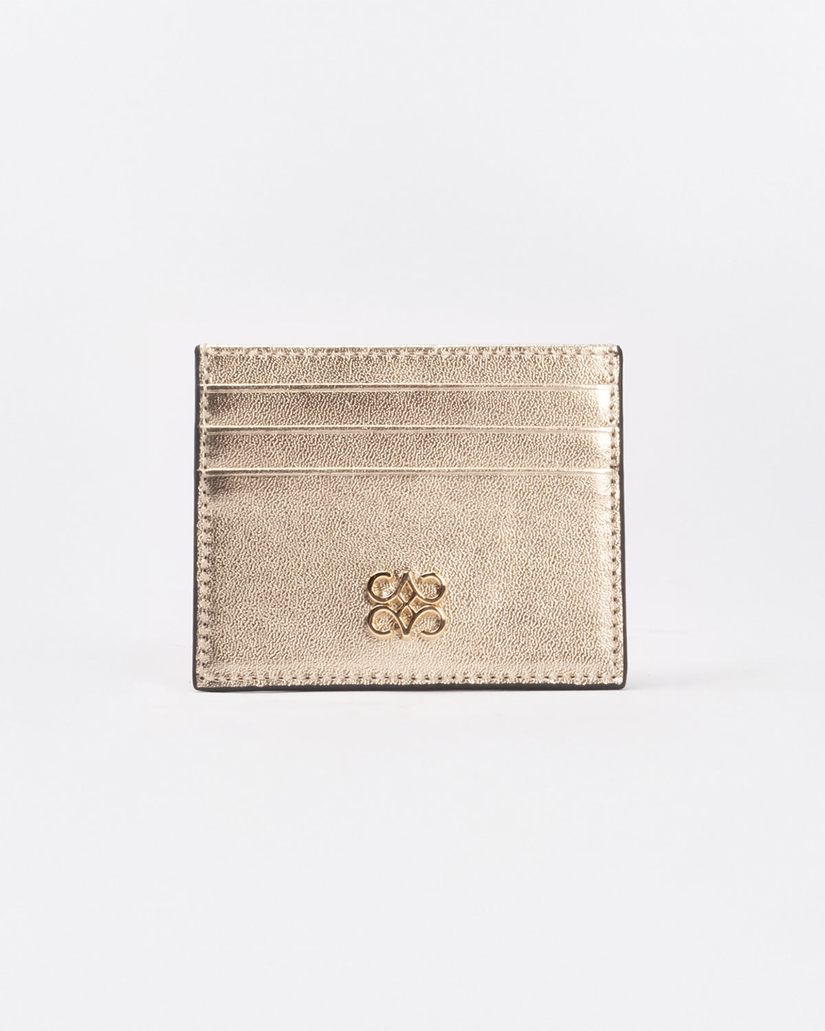 Cardholder Metallic Gold