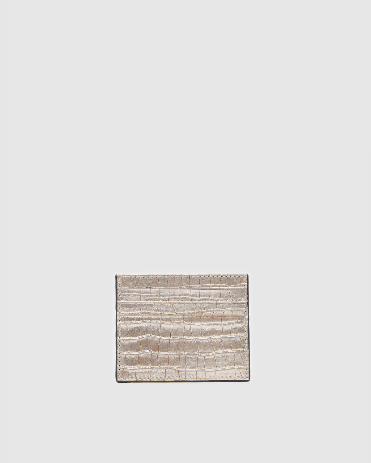 Cardholder Croco Light Gold