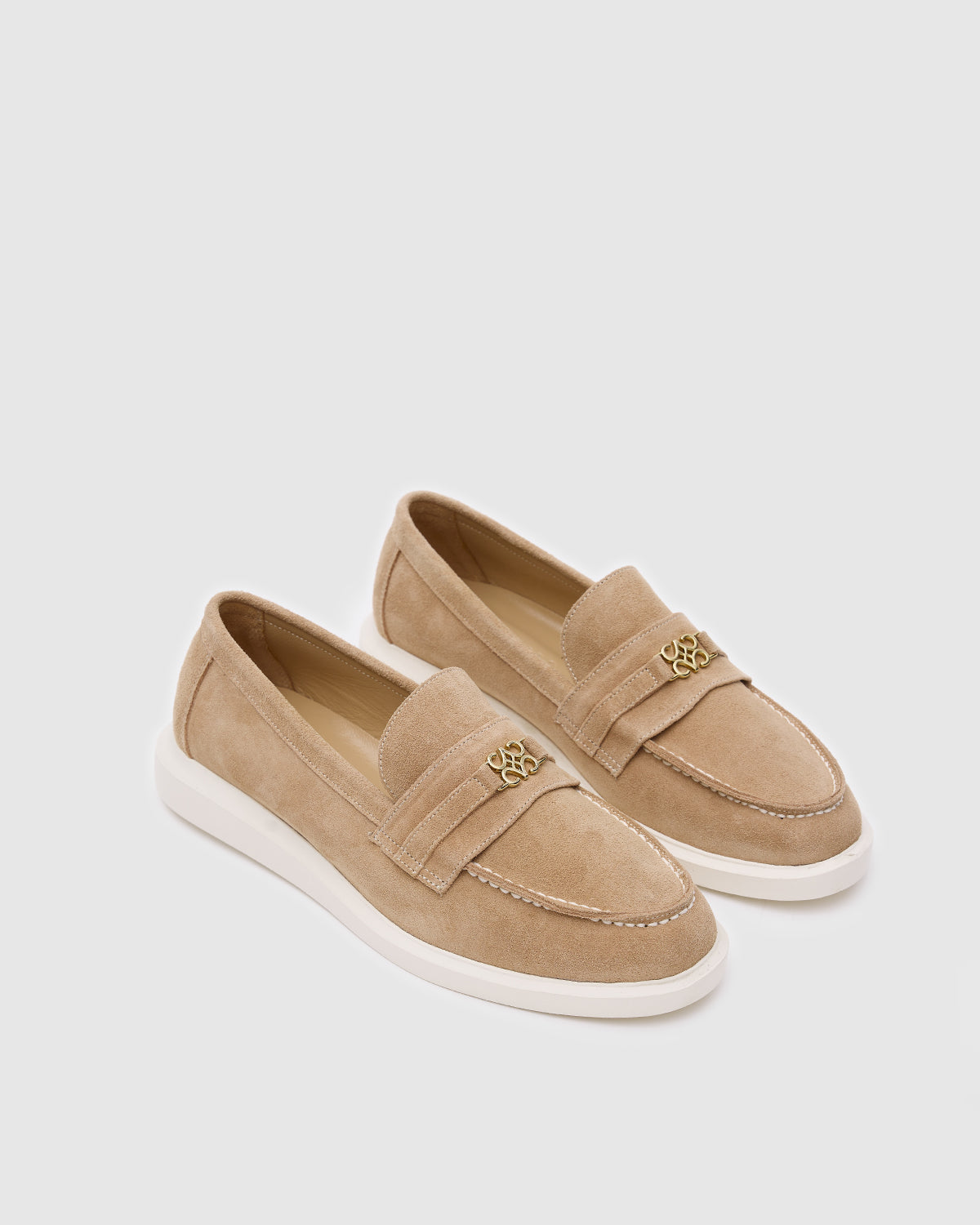 Lia Loafers Biscuit Suede