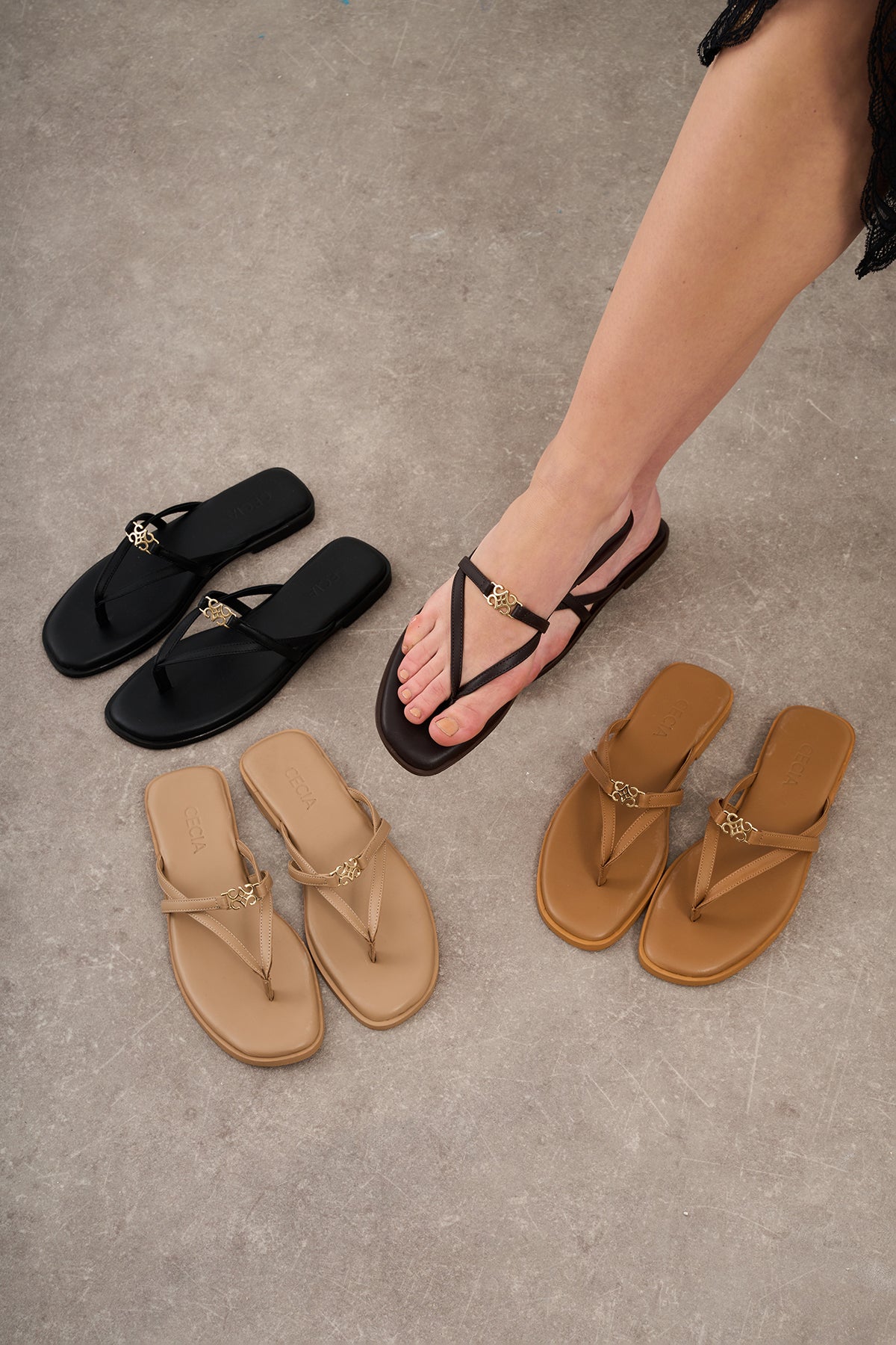 Aura Sandals Brown