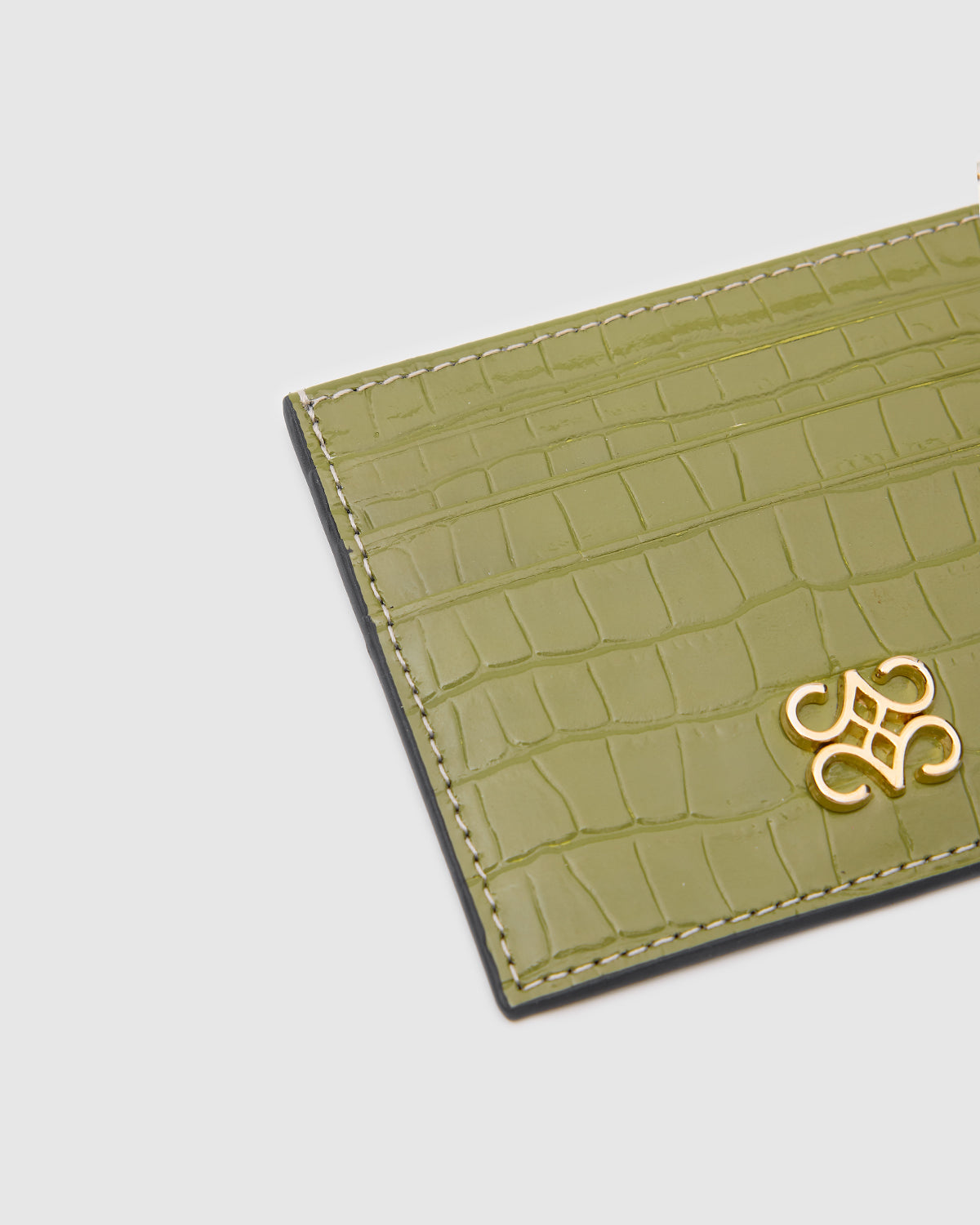 Cardholder Baby Croco Avocado