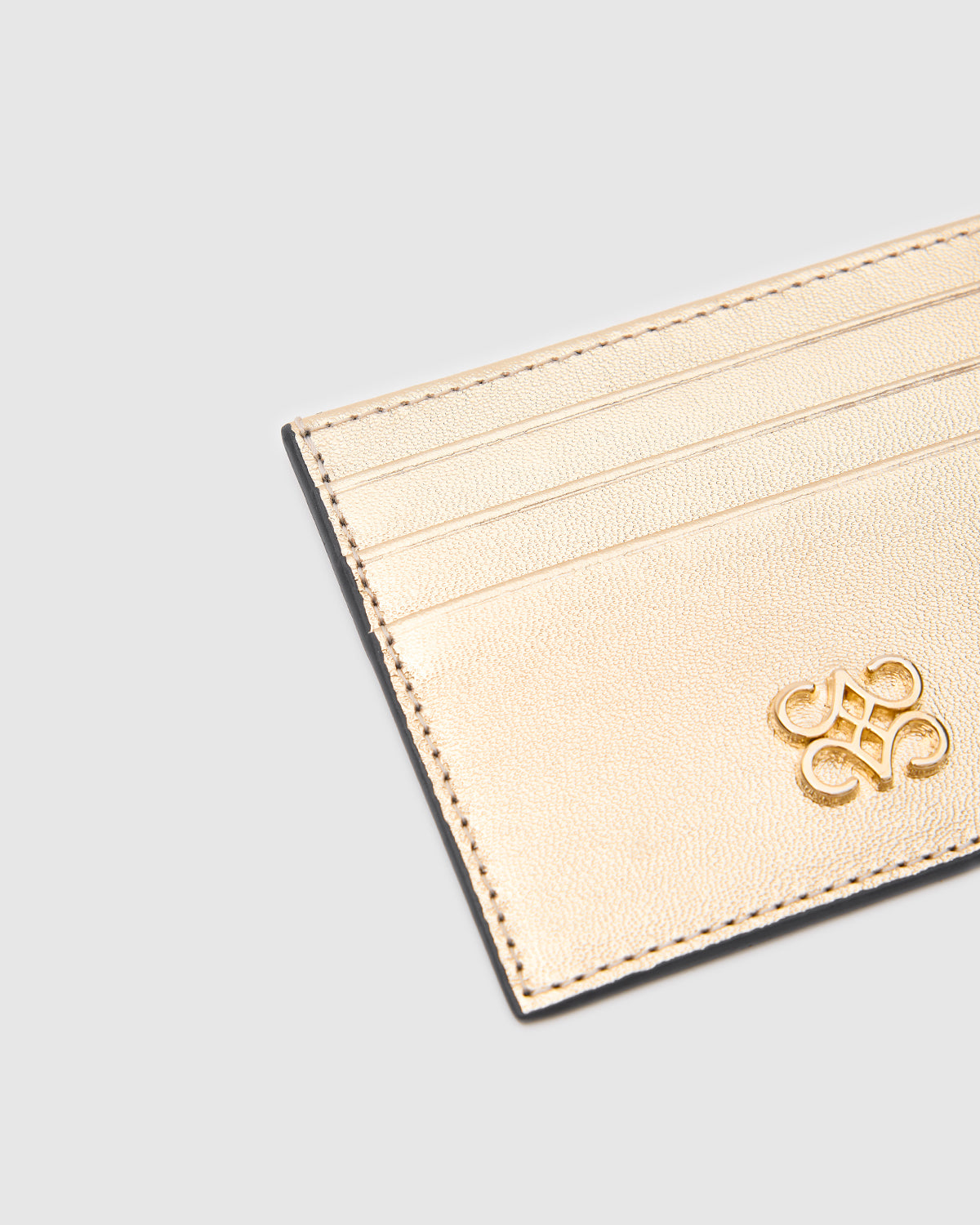 Cardholder Metallic Gold