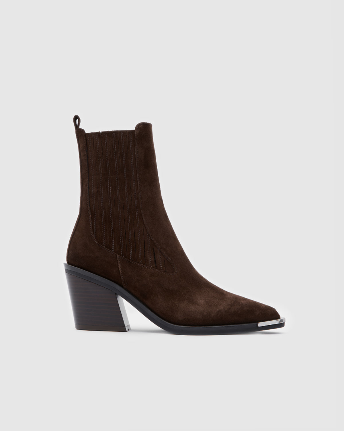 Siena Western High Bitter Brown Suede