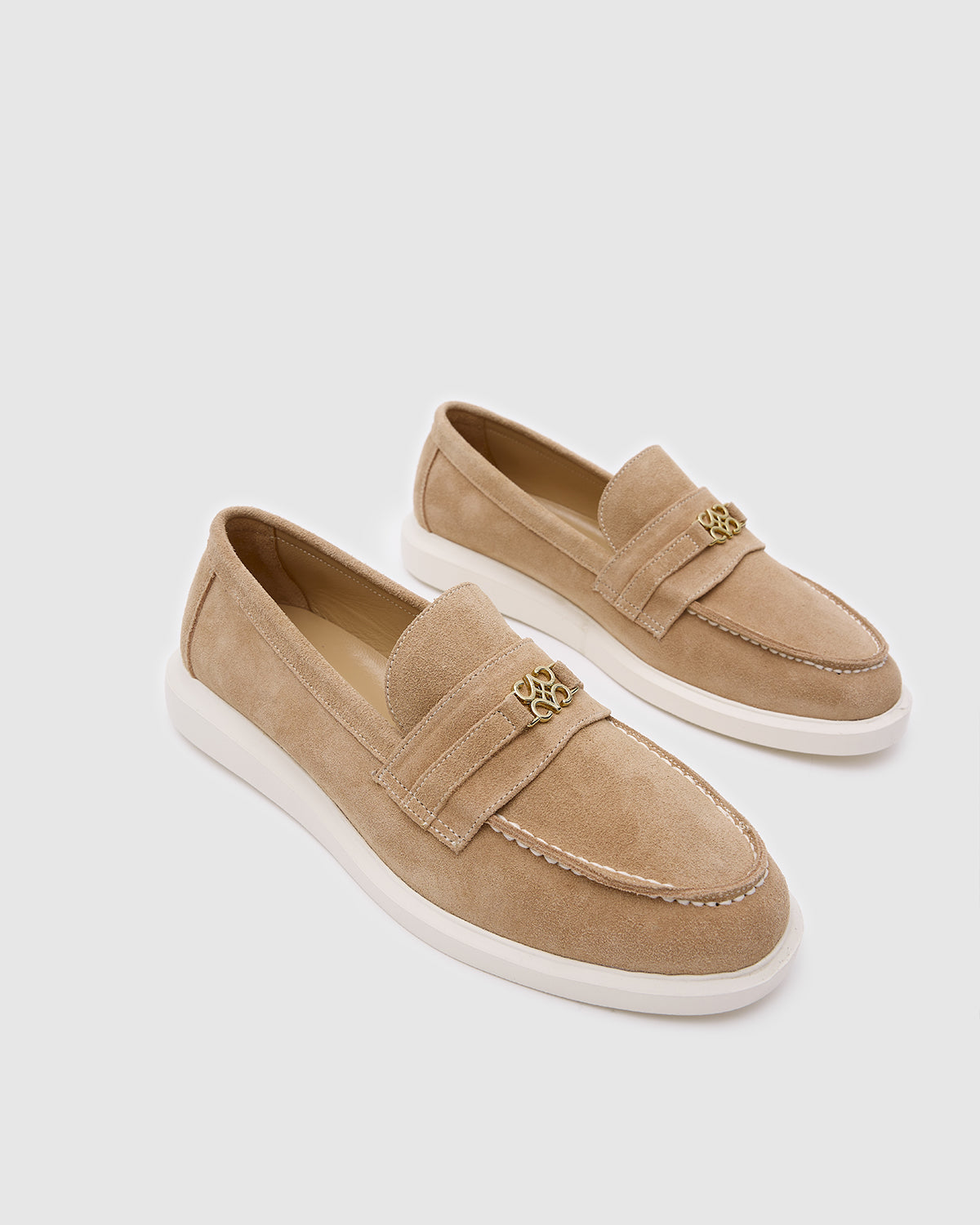 Lia Loafers Biscuit Suede