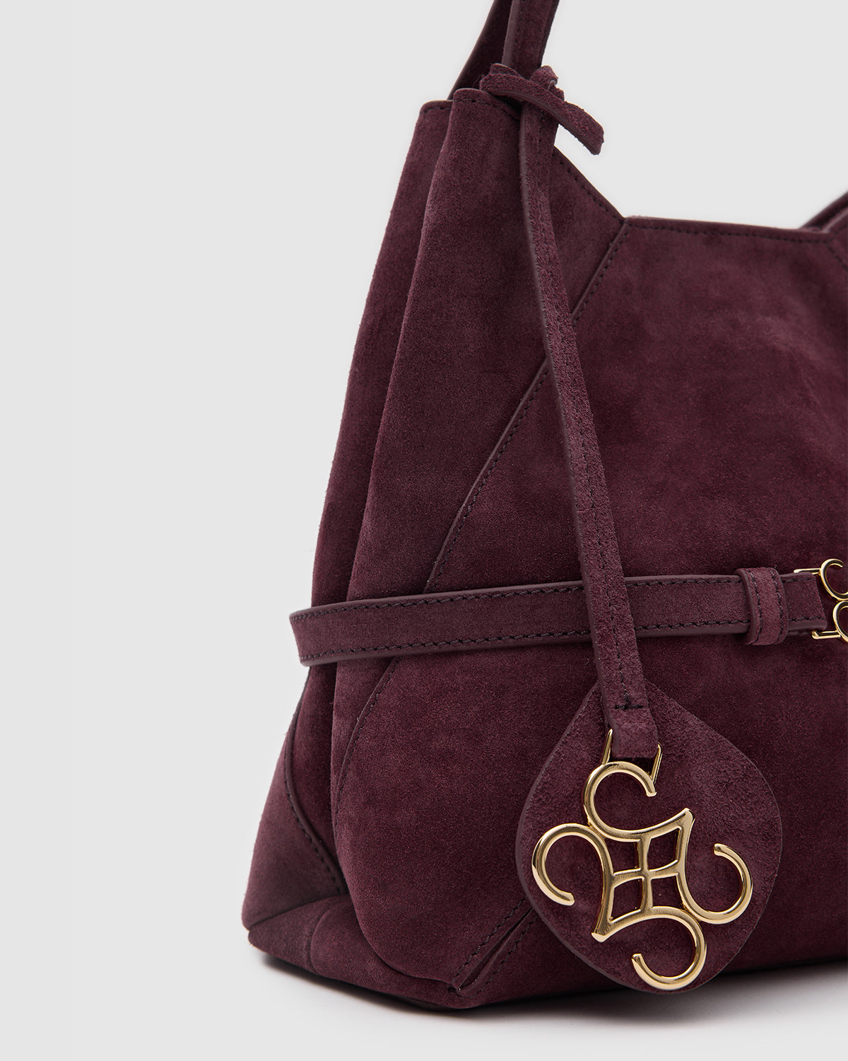 ARIES TOTE Merlot Süet