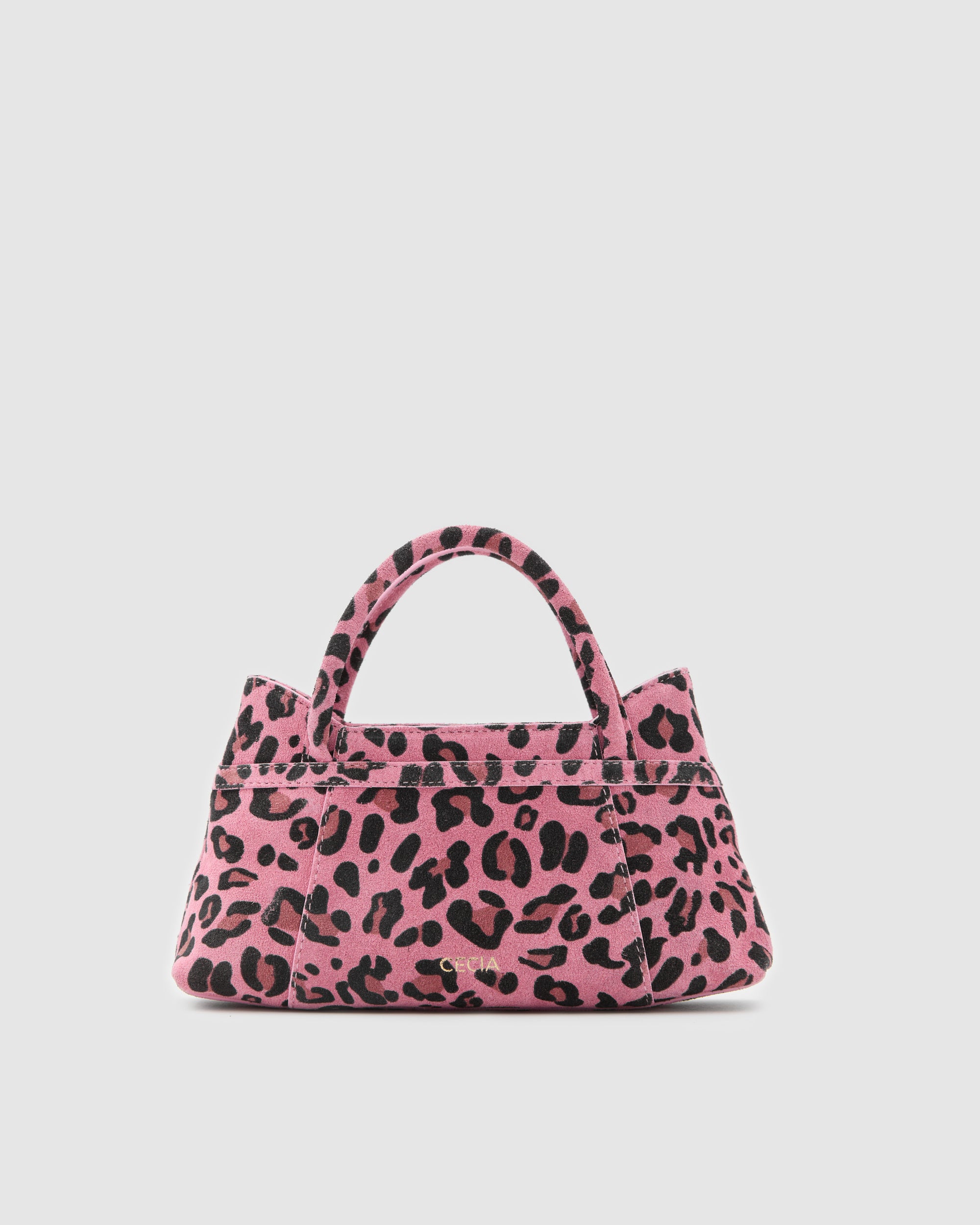 Luna Pink Leopard Suede