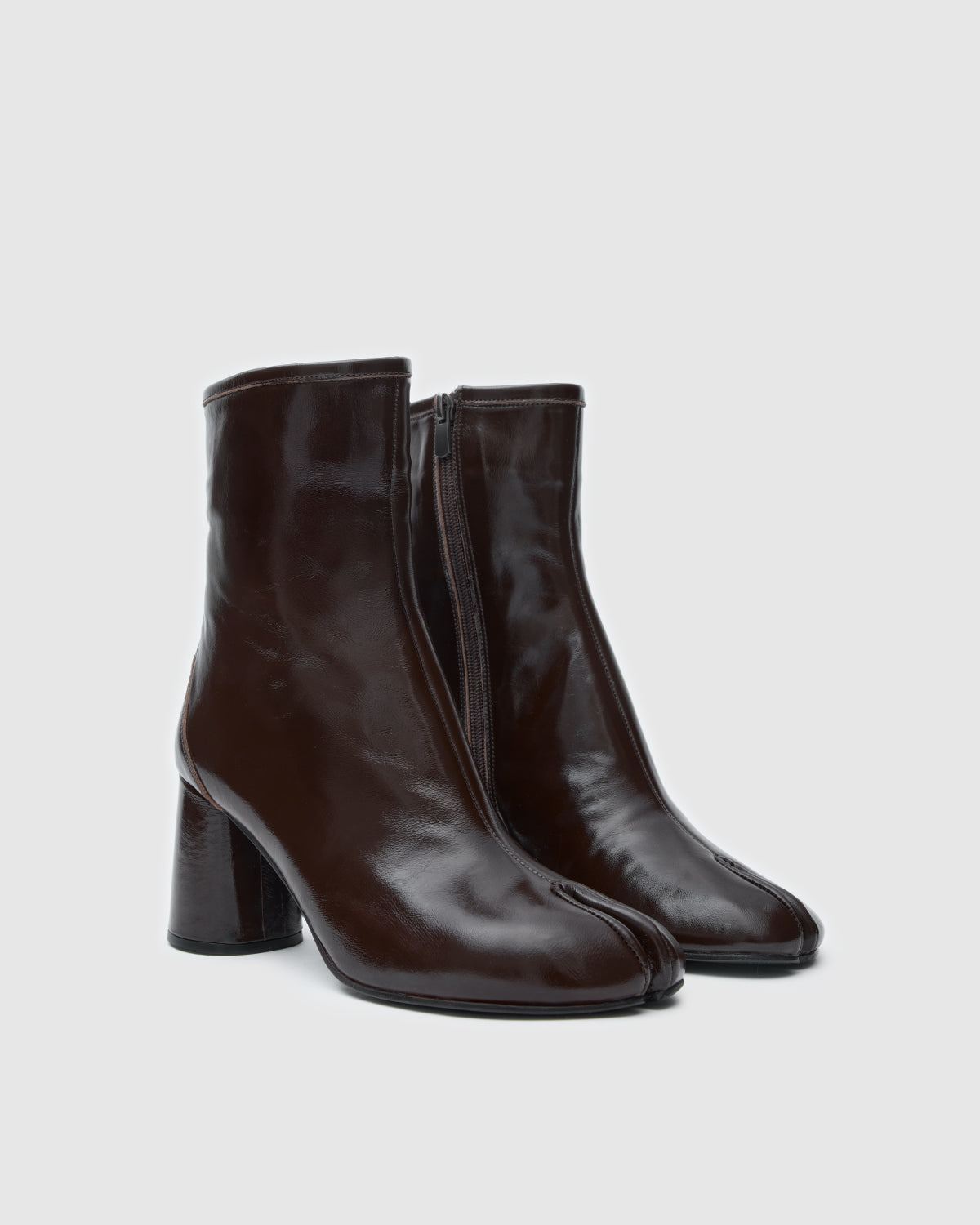 Tabi Boots Shiny Brown