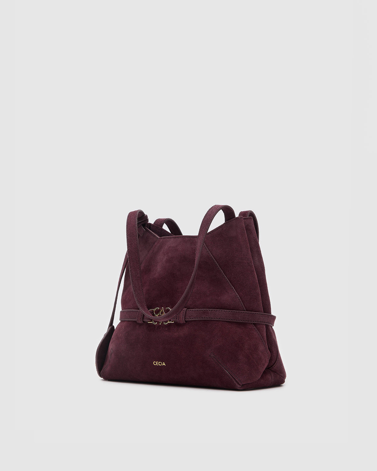 ARIES TOTE Merlot Süet