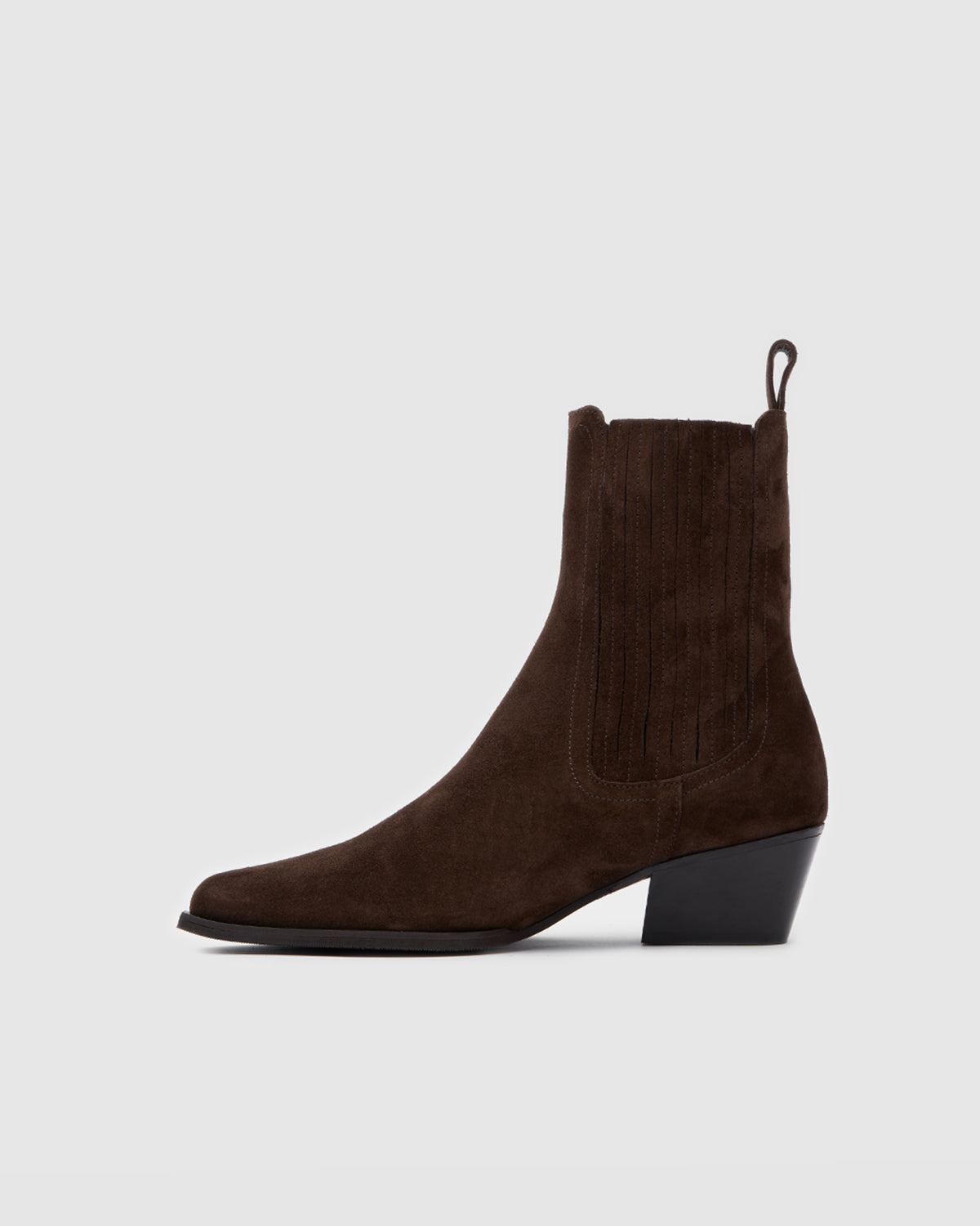 Siena Western Low Bitter Brown Suede