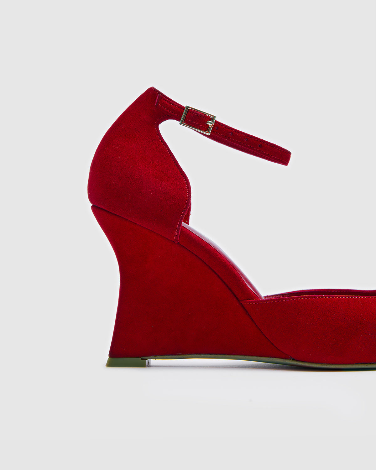 Rhea Red Suede