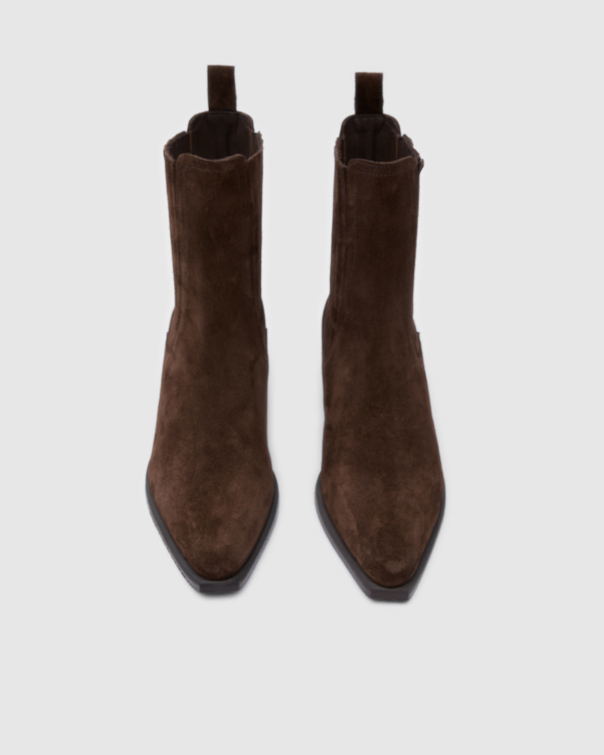 Siena Western Low Bitter Brown Suede
