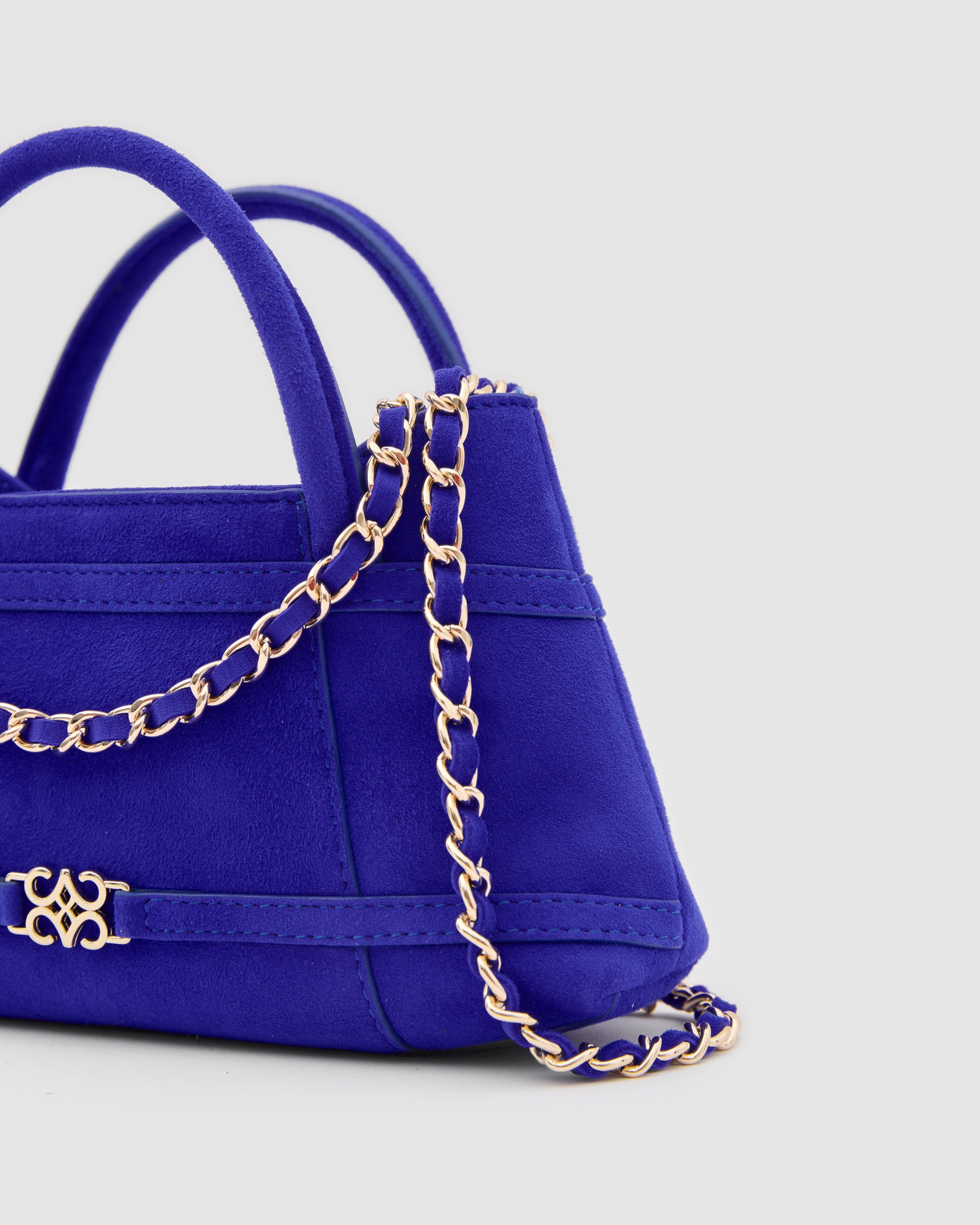 Luna Electric Blue Suede