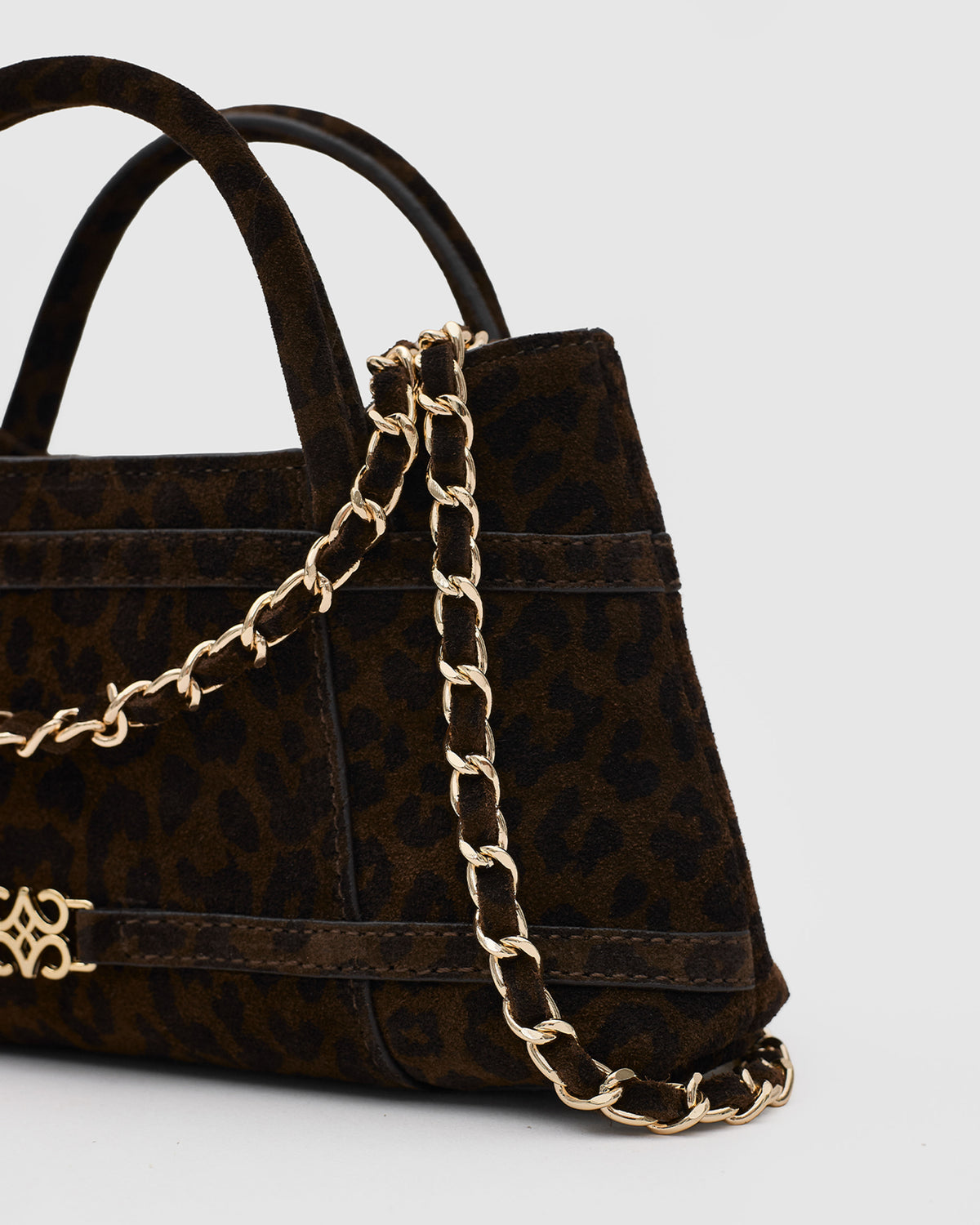 Luna Leopard Dark Brown