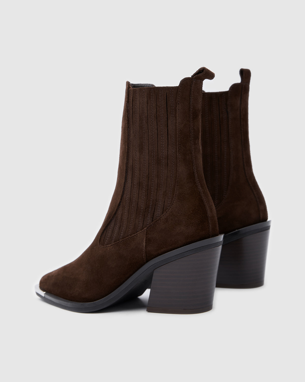 Siena Western High Bitter Brown Suede