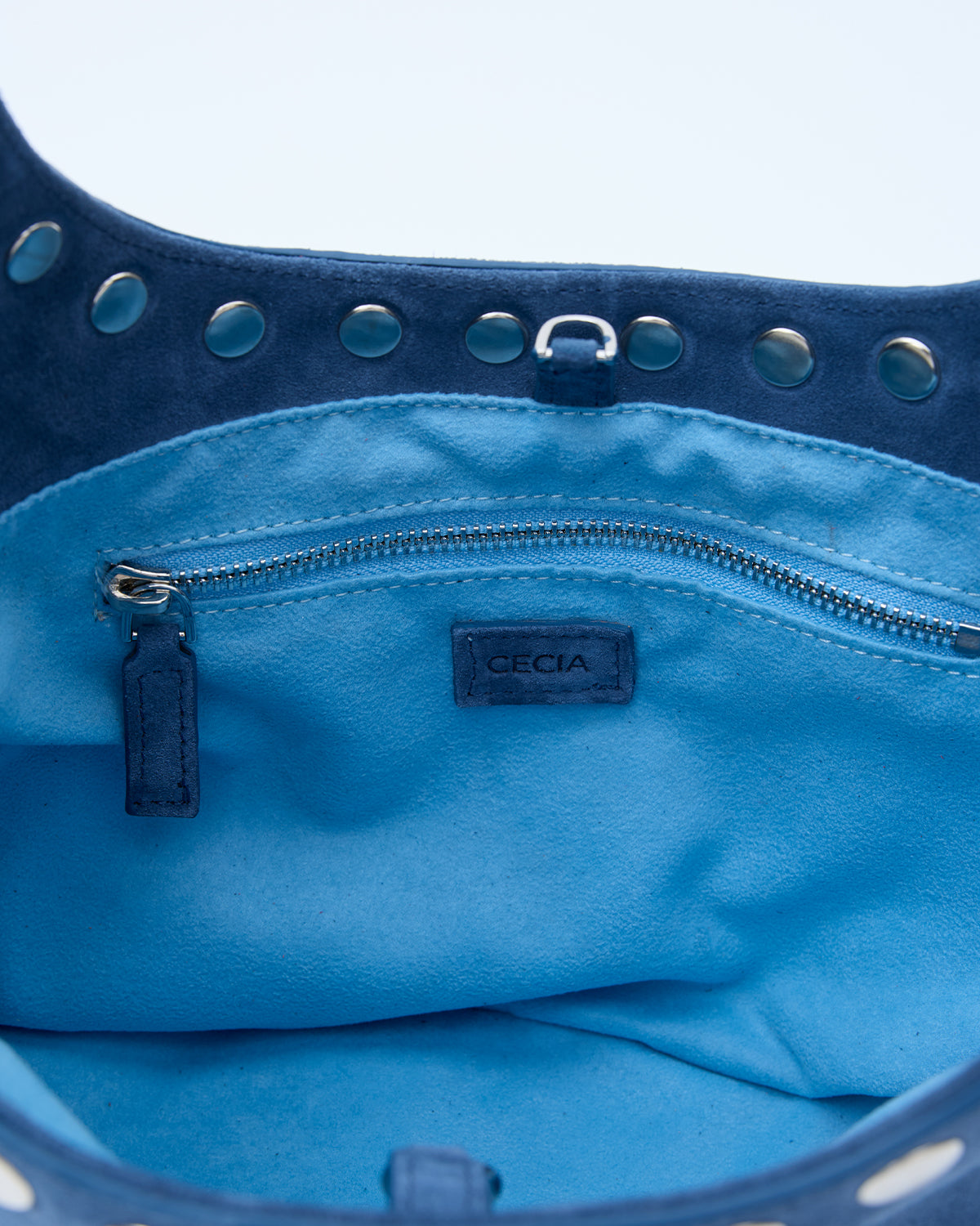 Stud Blue Jean Suede