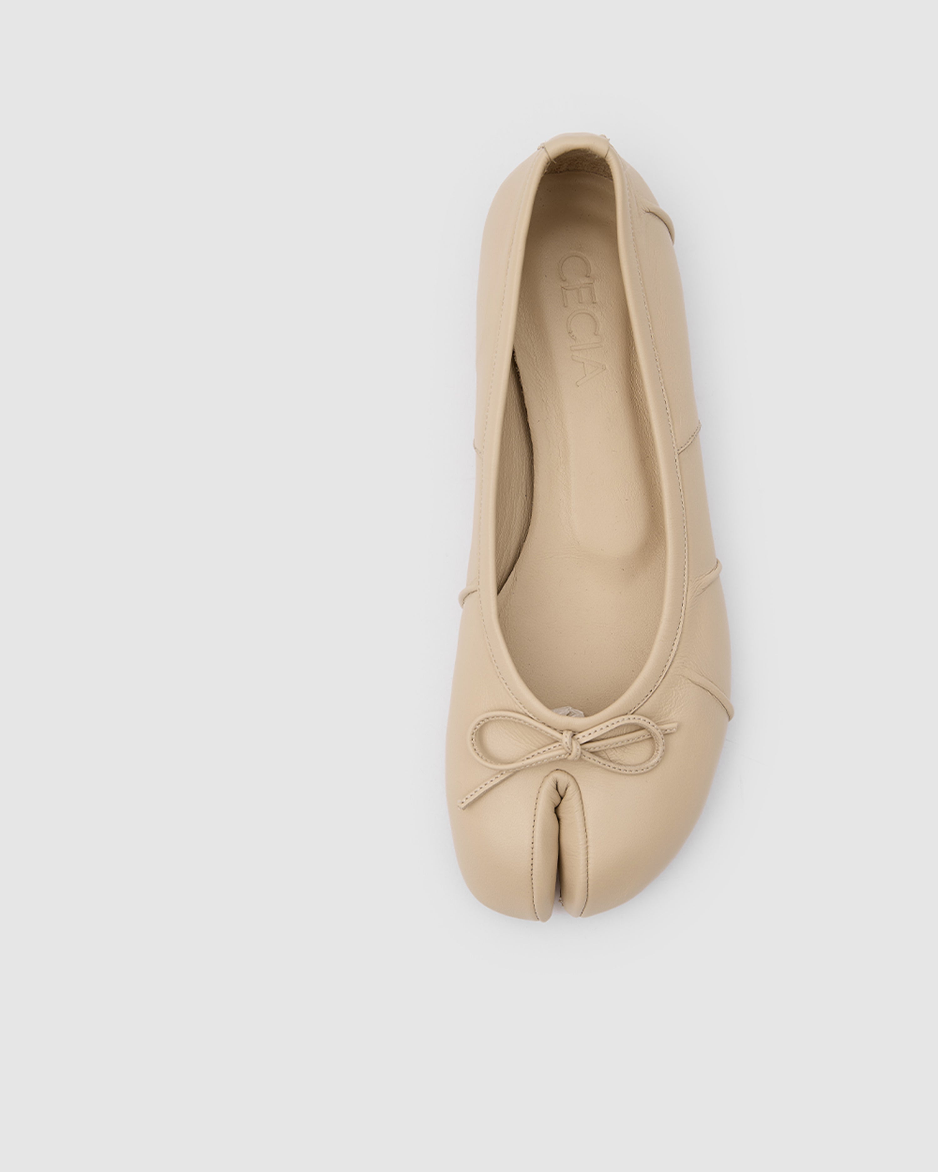Tabi Ballet Flats Vanilla