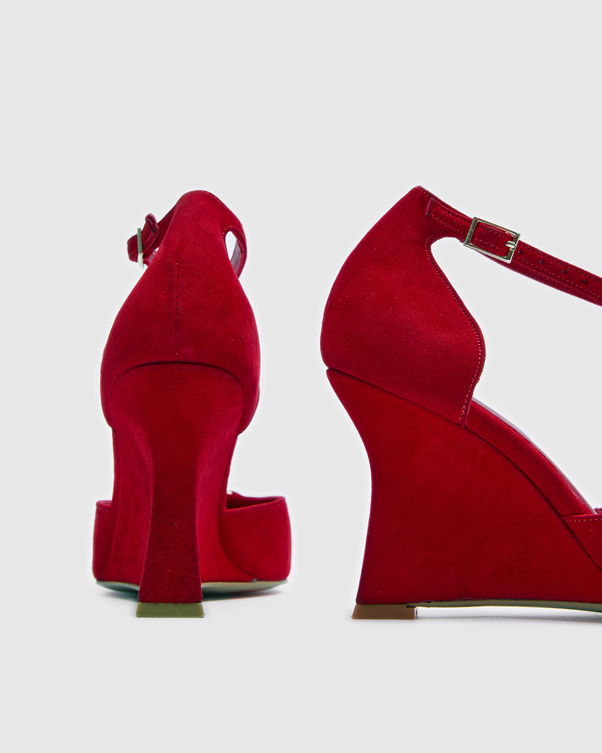Rhea Red Suede