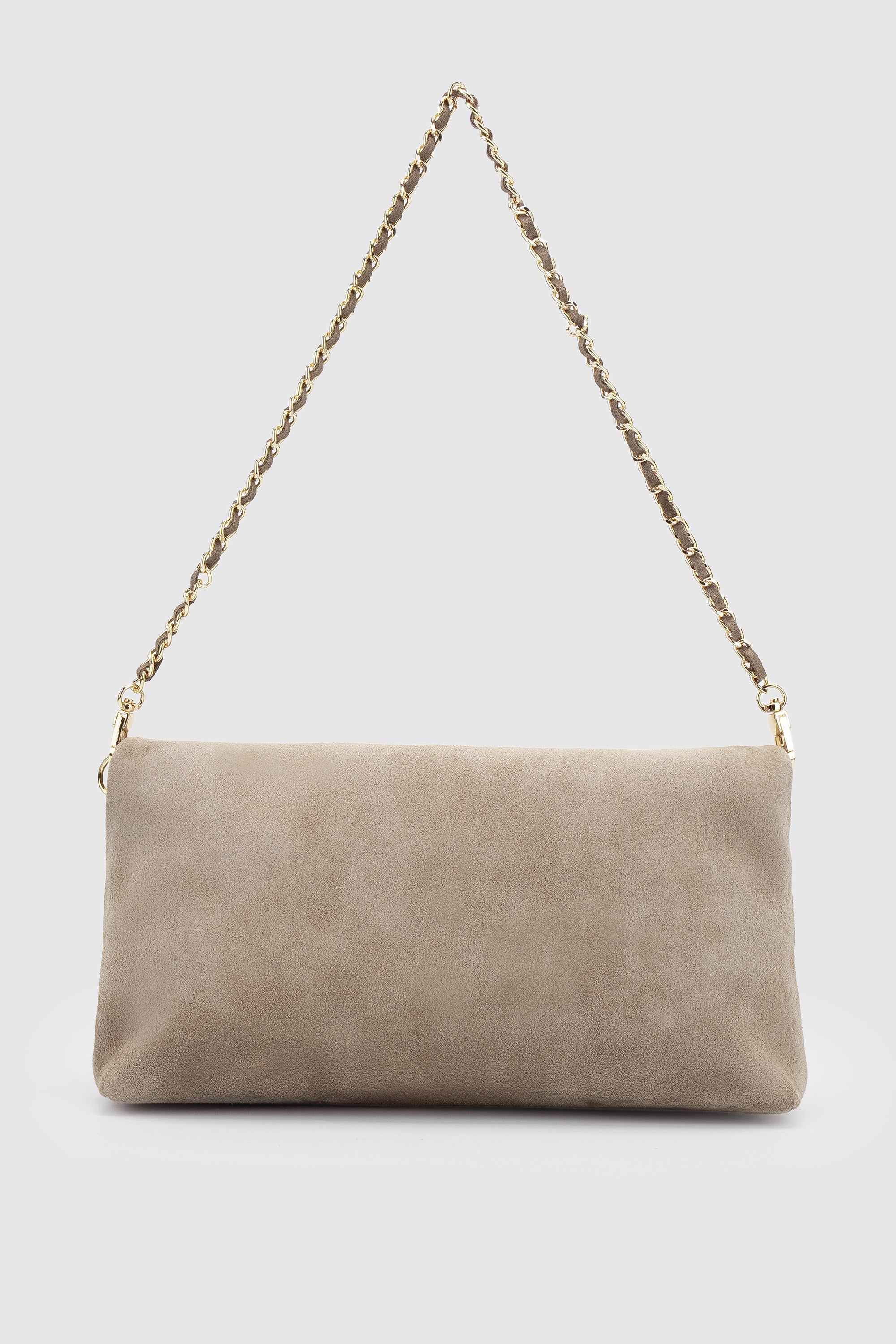 IRA CLUTCH SAND SUEDE