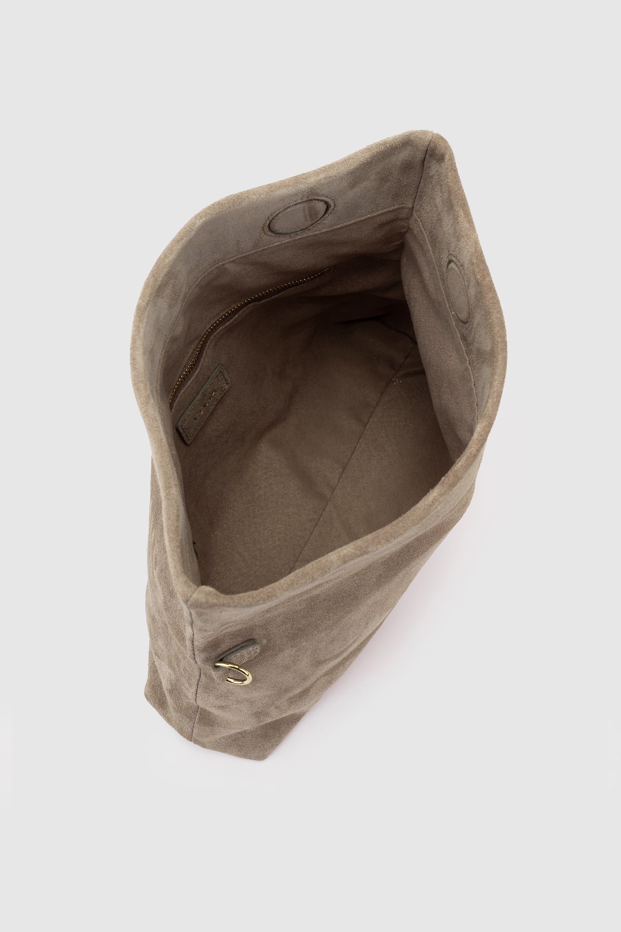IRA CLUTCH SAND SUEDE