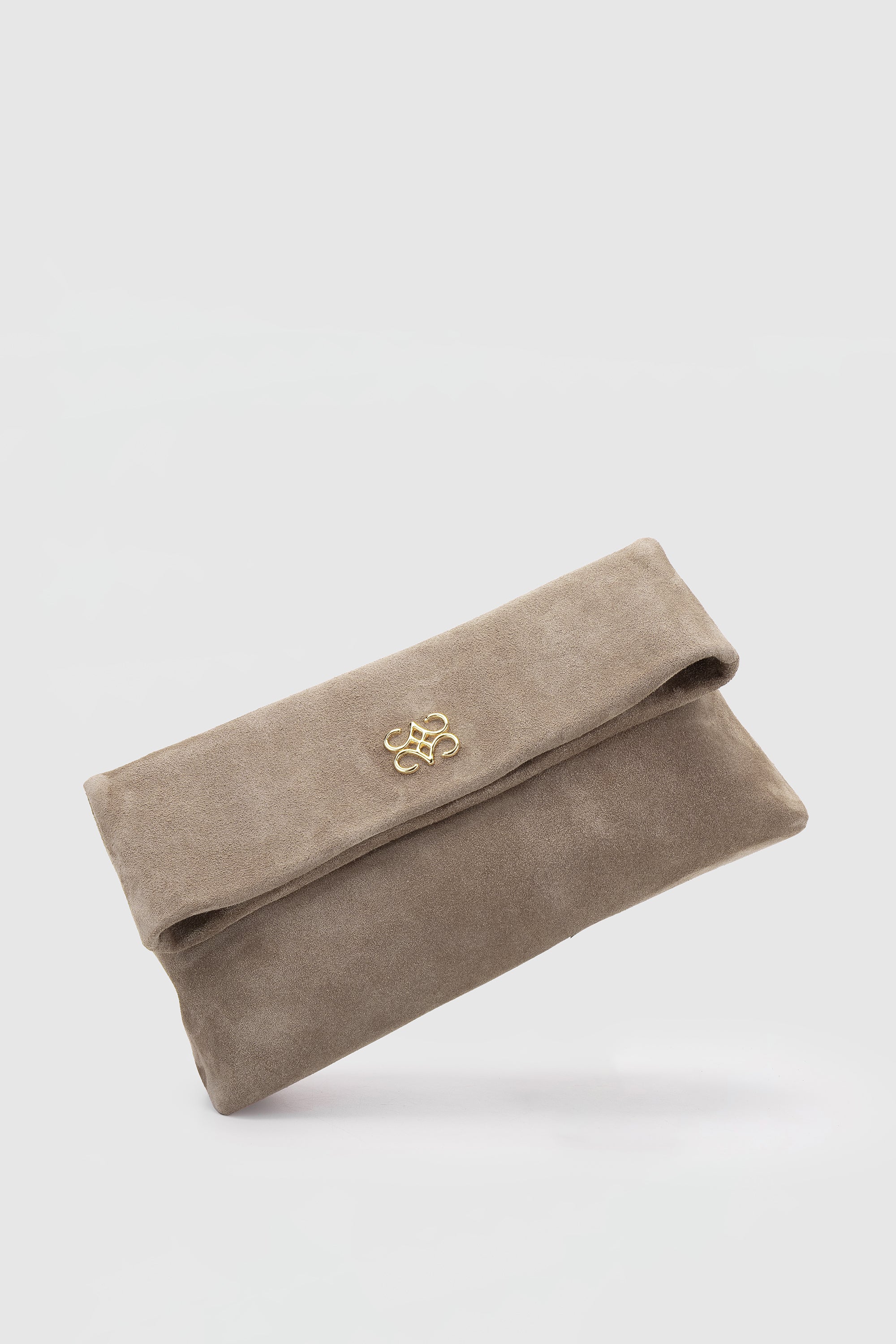 IRA CLUTCH SAND SUEDE