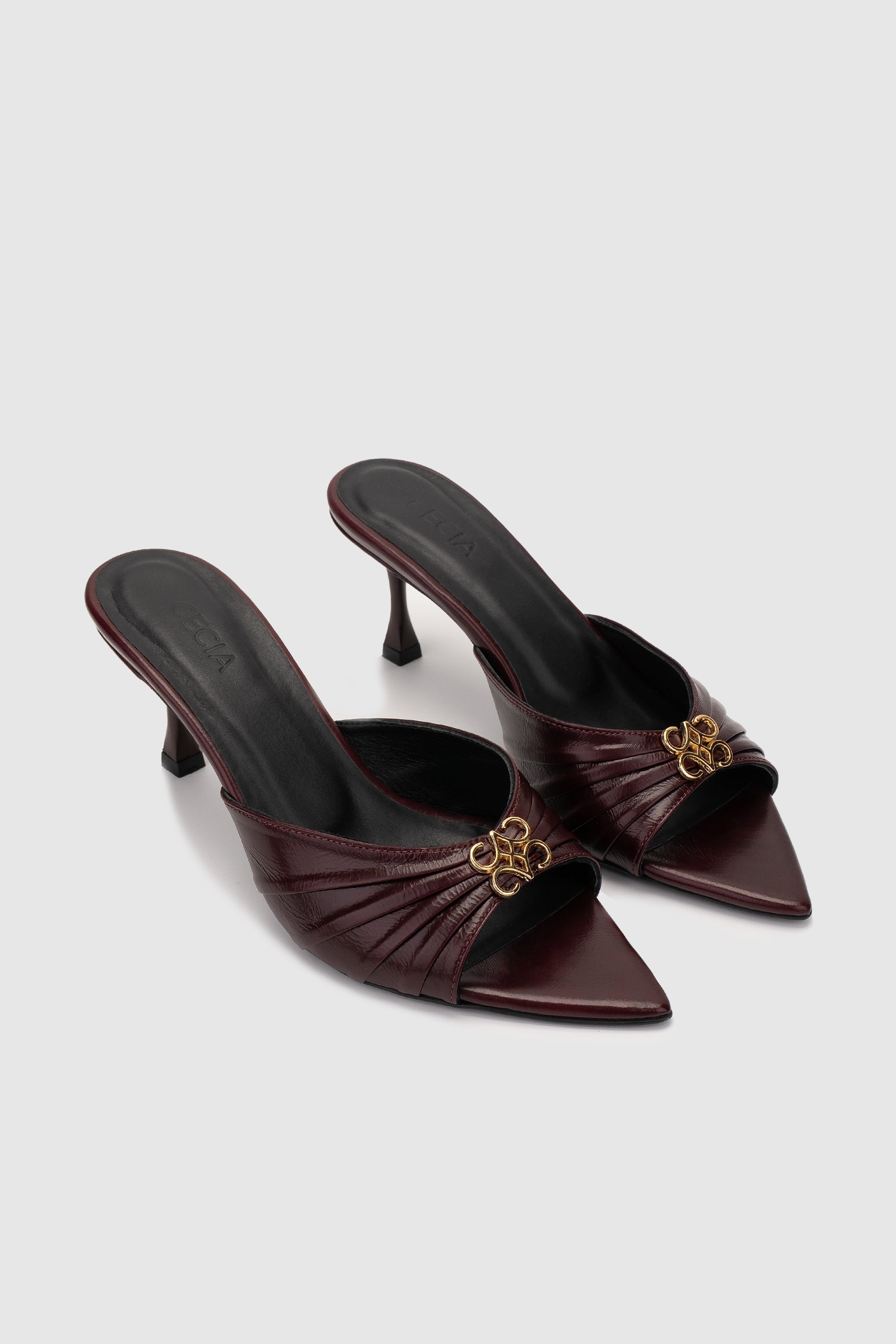 Mona Heels Burgundy