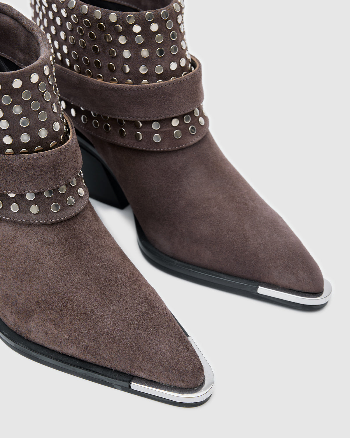 Nara Grey Taupe Suede