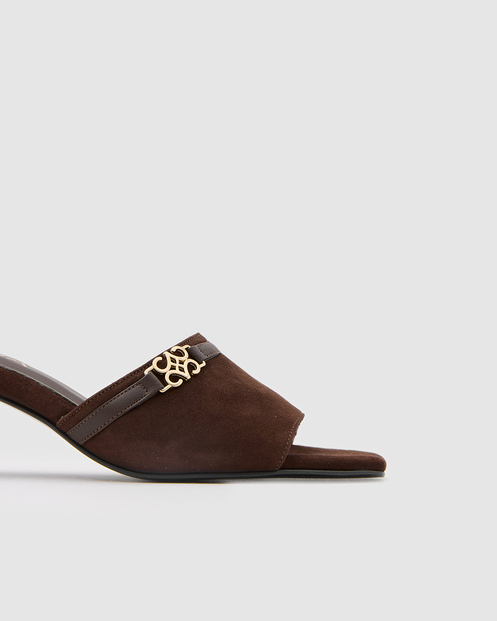 Isla Kitten Heels Bitter Brown Suede