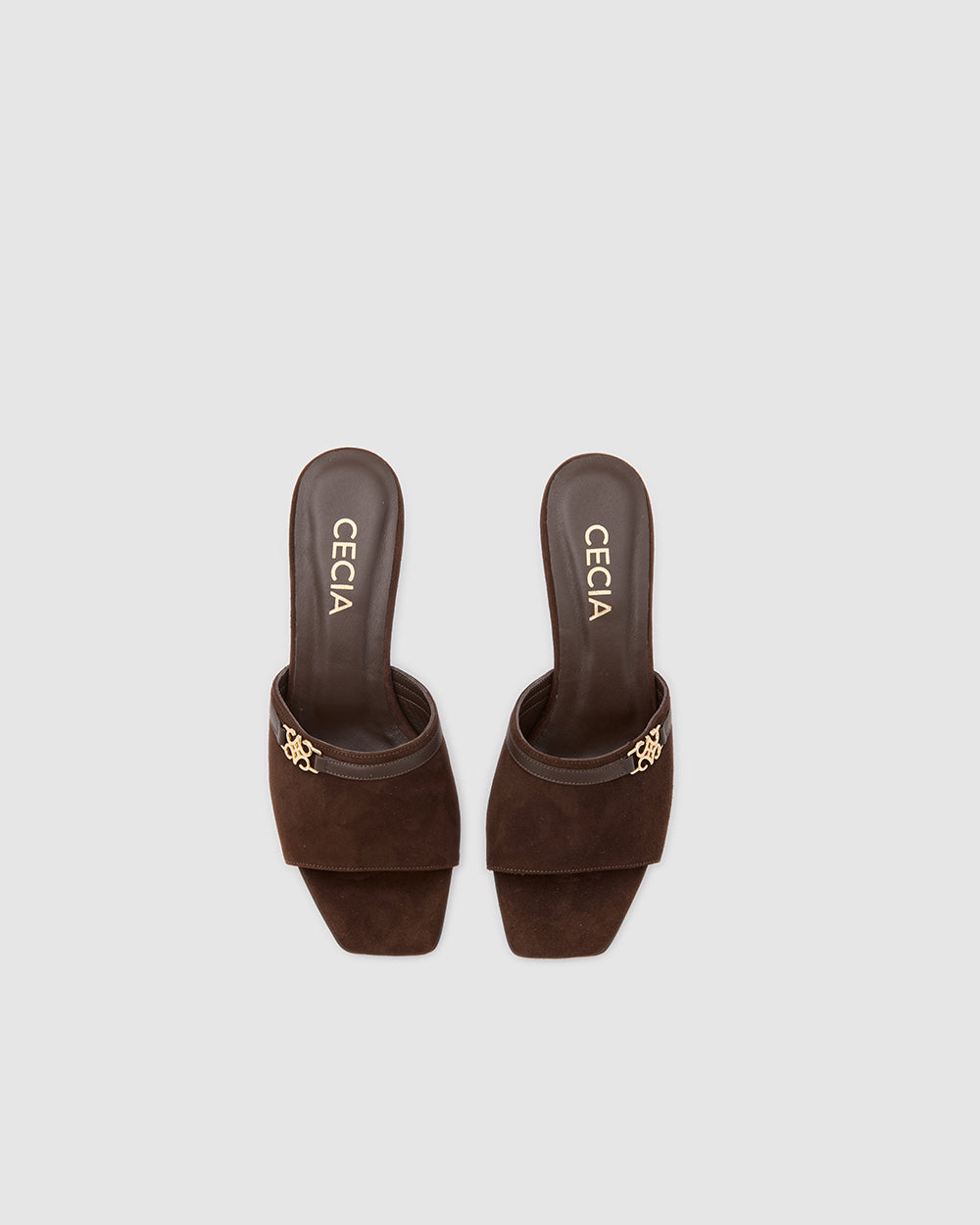 Isla Kitten Heels Bitter Brown Suede