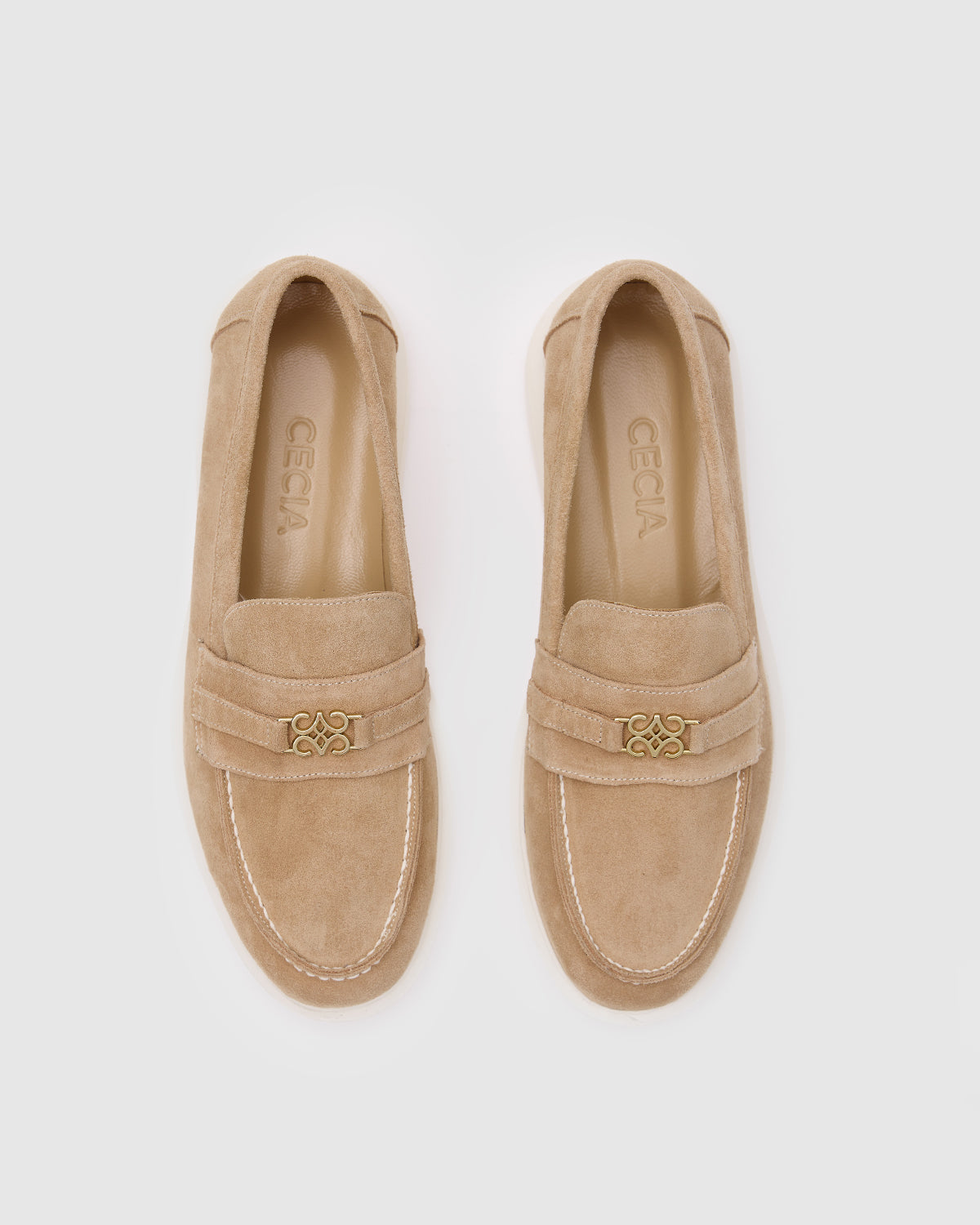 Lia Loafers Biscuit Suede