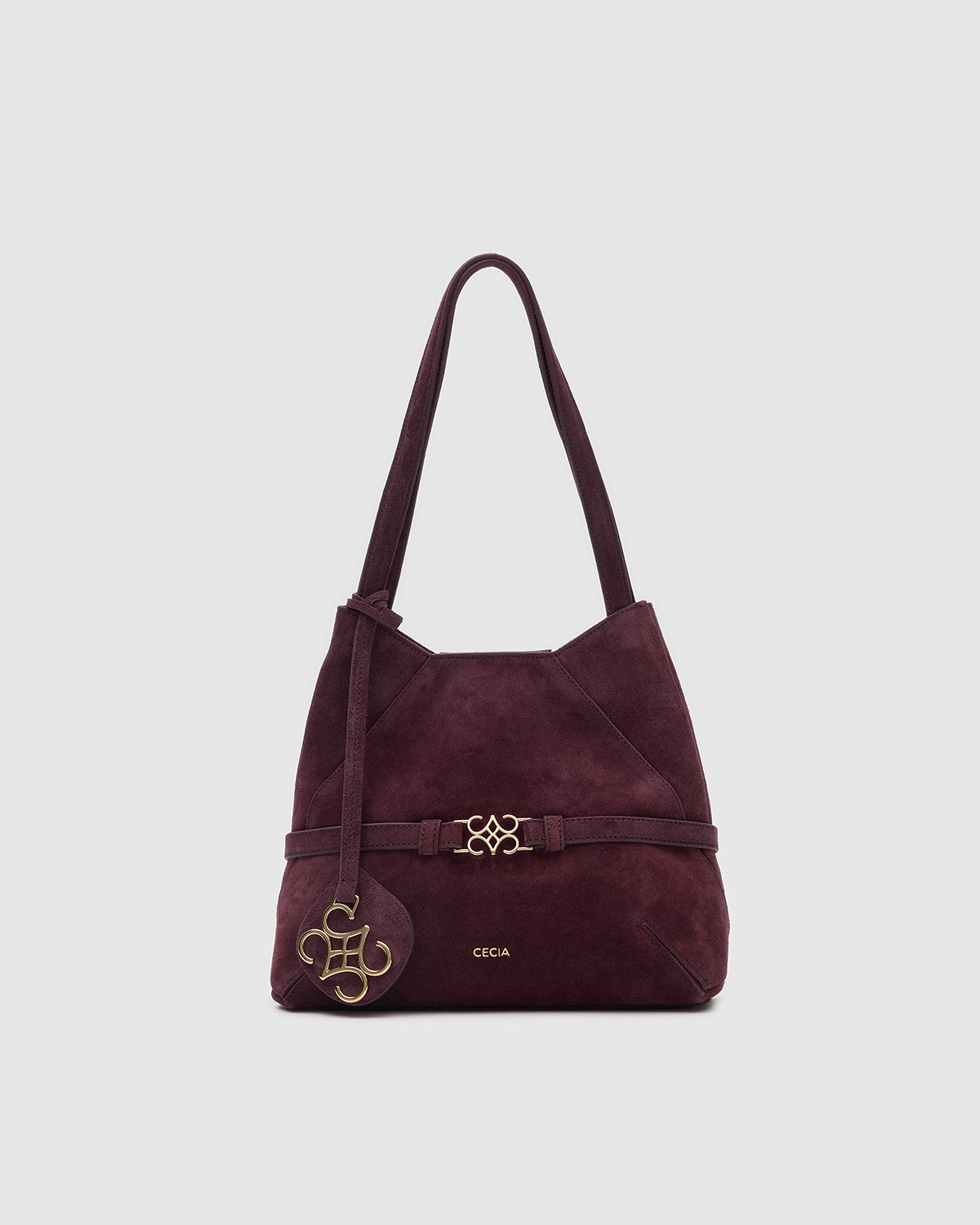 ARIES TOTE Merlot Süet