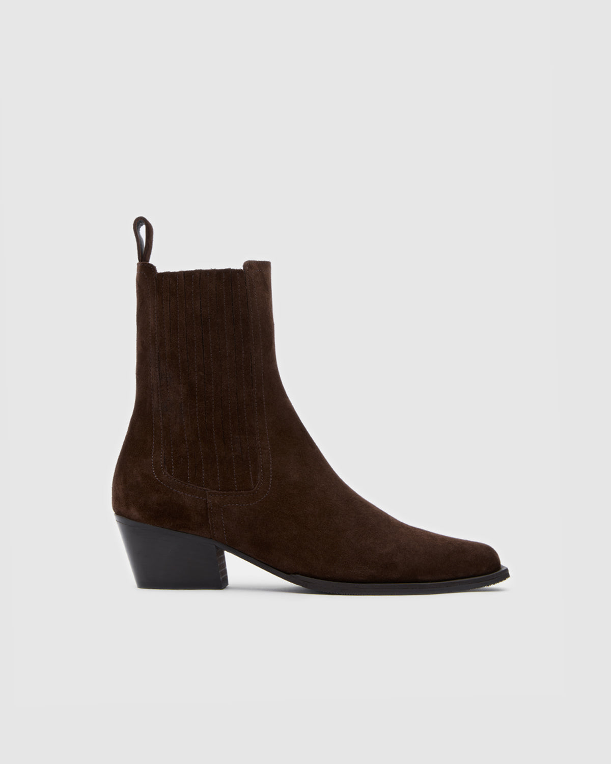 Siena Western Low Bitter Brown Suede