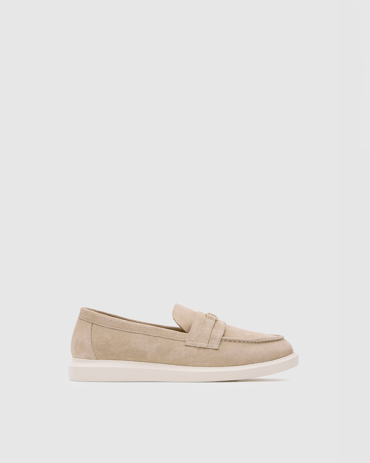 Lia Loafers Beige Suede