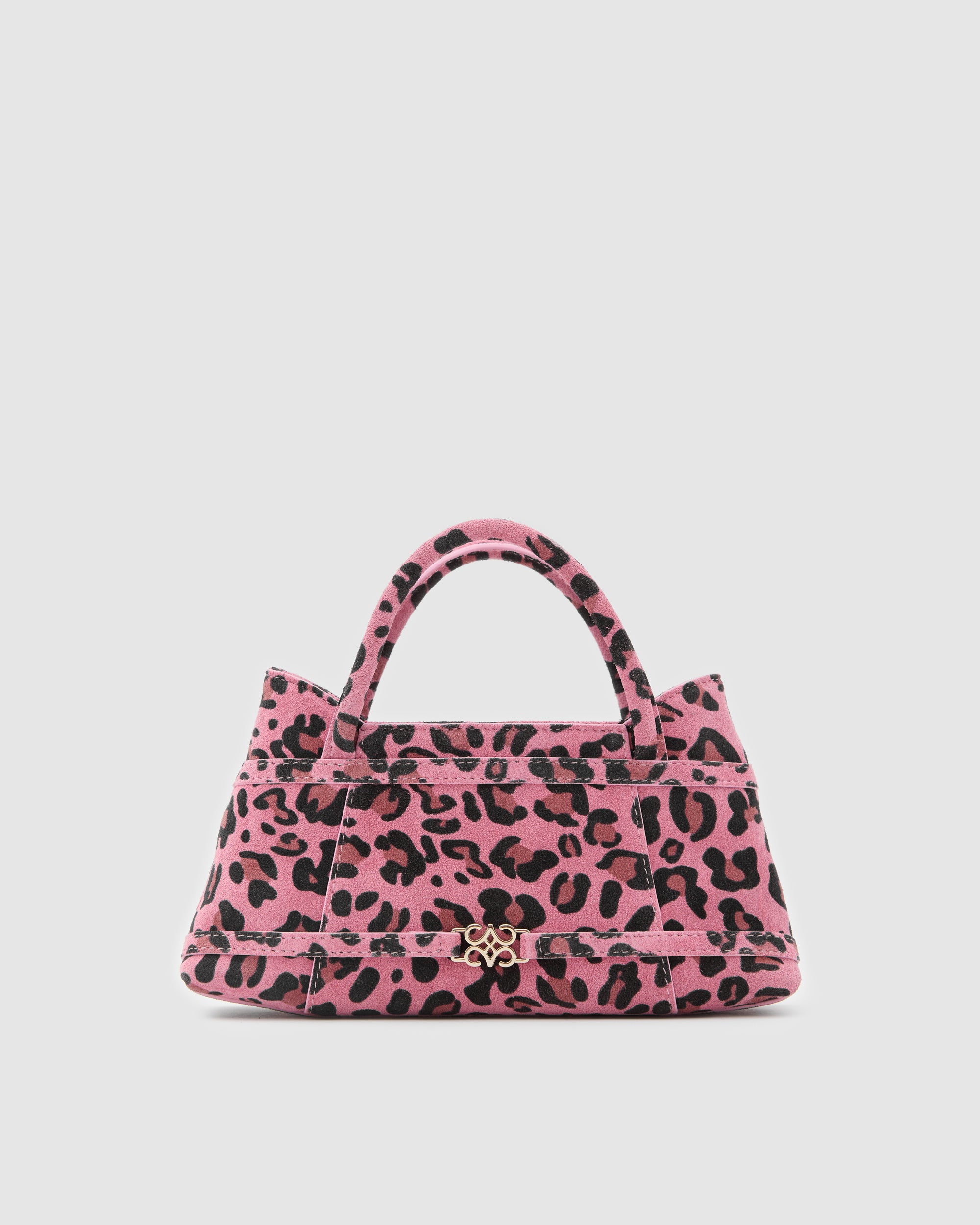 Luna Pink Leopard Suede