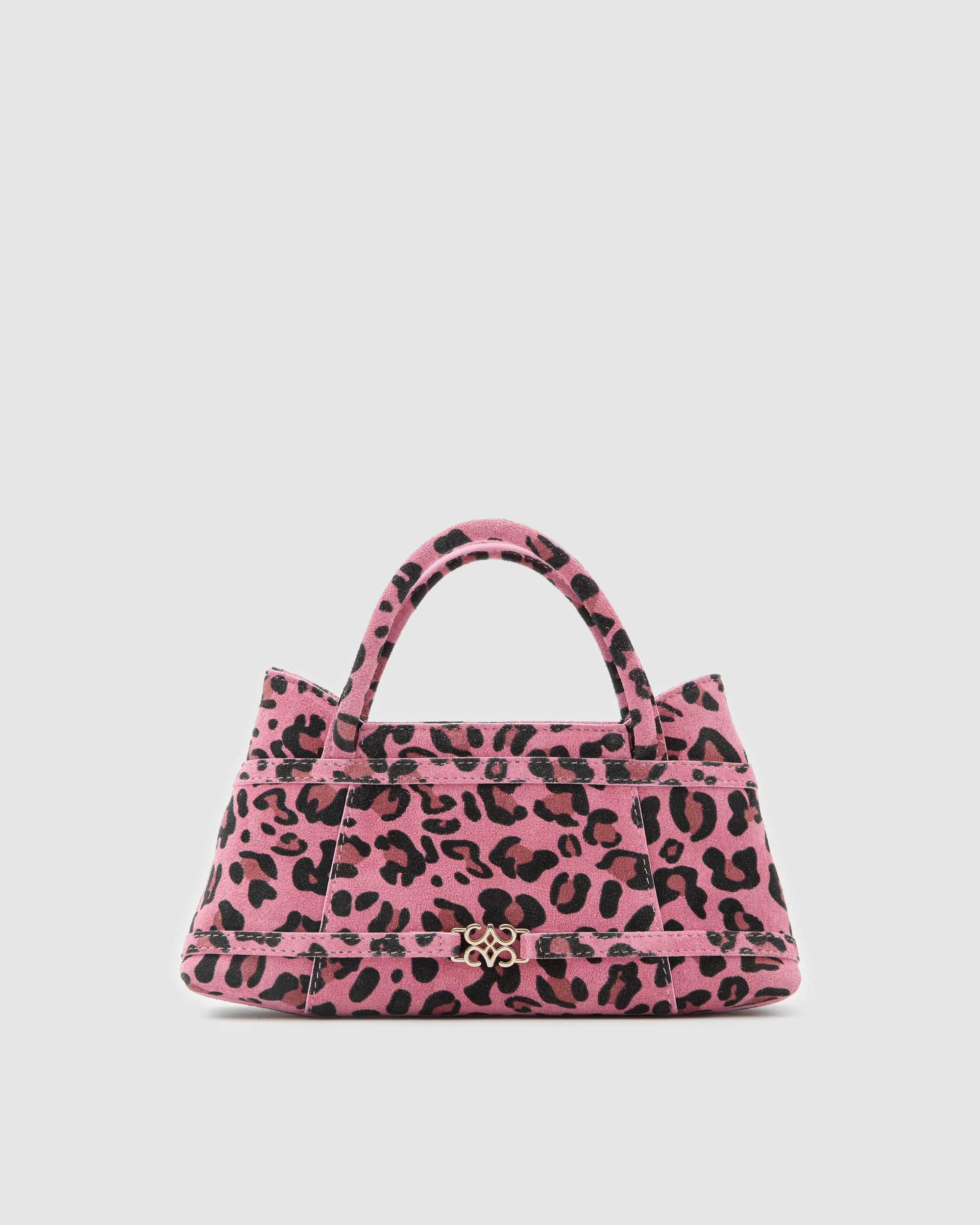 Luna Pink Leopard Suede