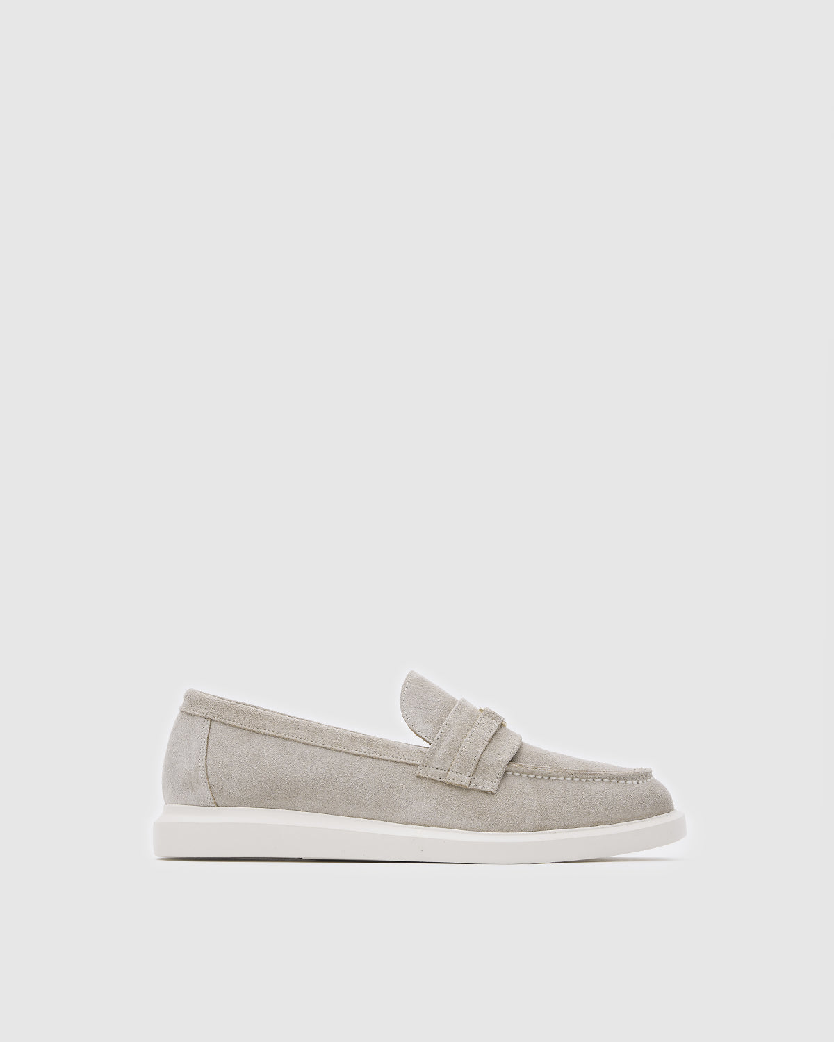 Lia Loafers Stone Suede