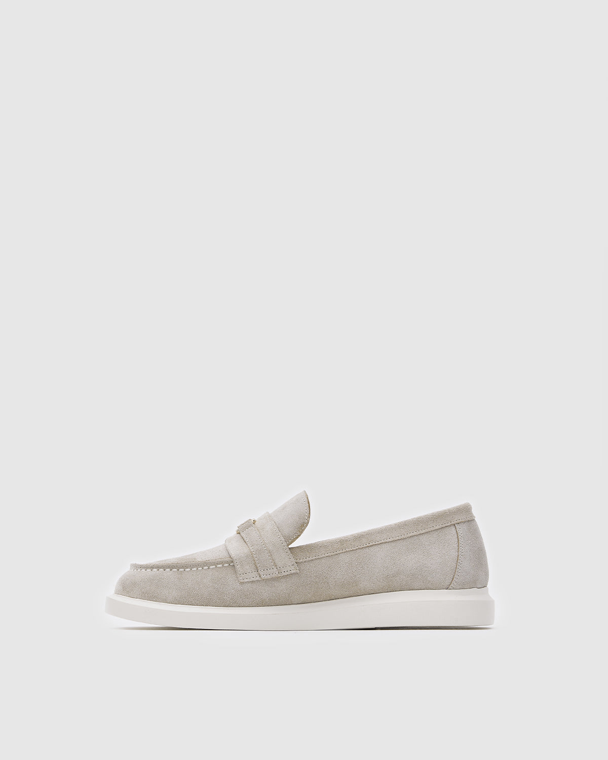 Lia Loafers Stone Suede