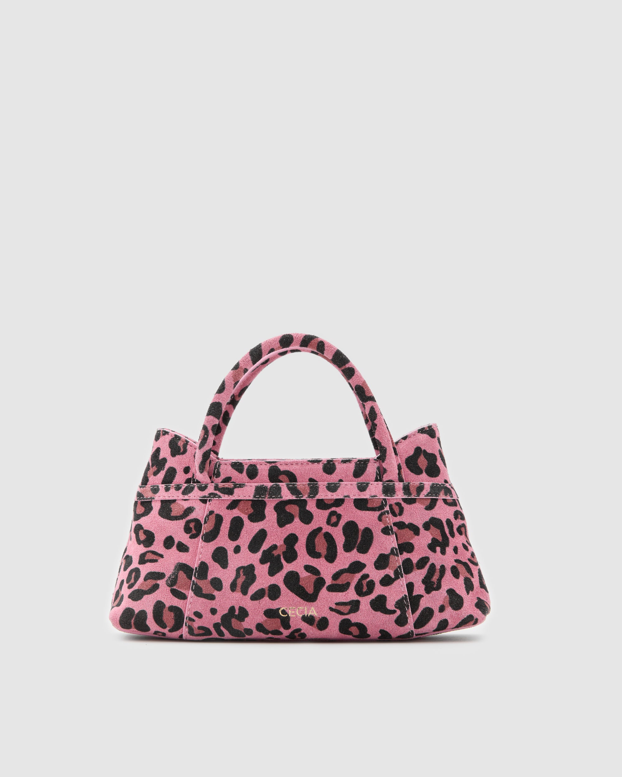Luna Pink Leopard Suede