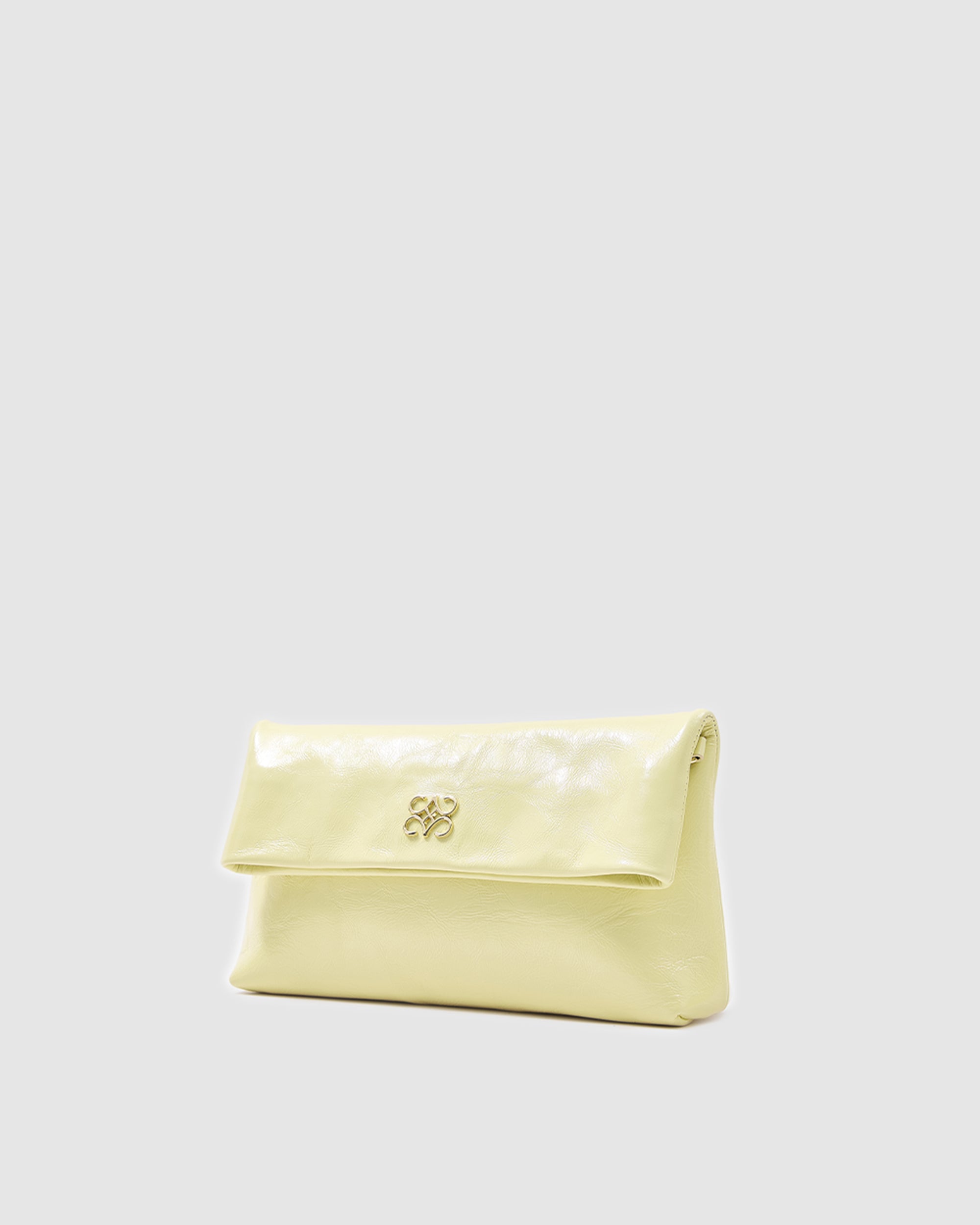 Ira Clutch Butter Yellow