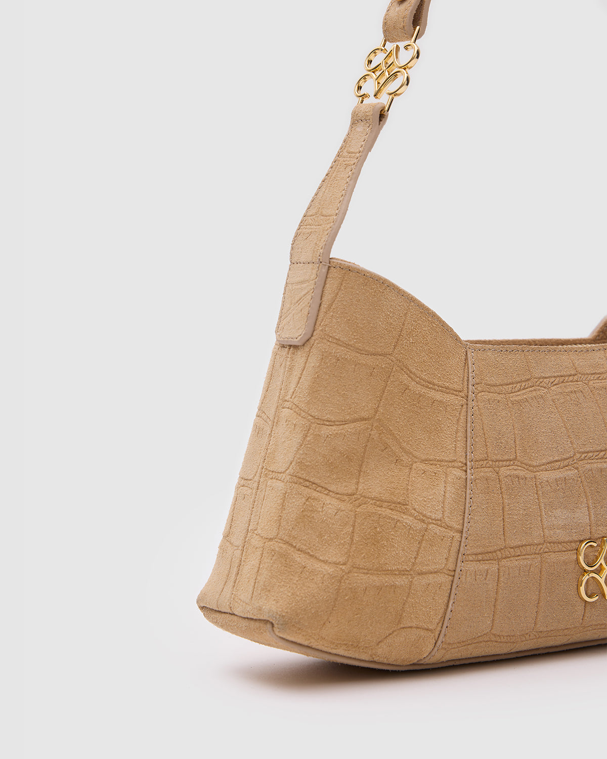 Aries Biscuit Croc Suede
