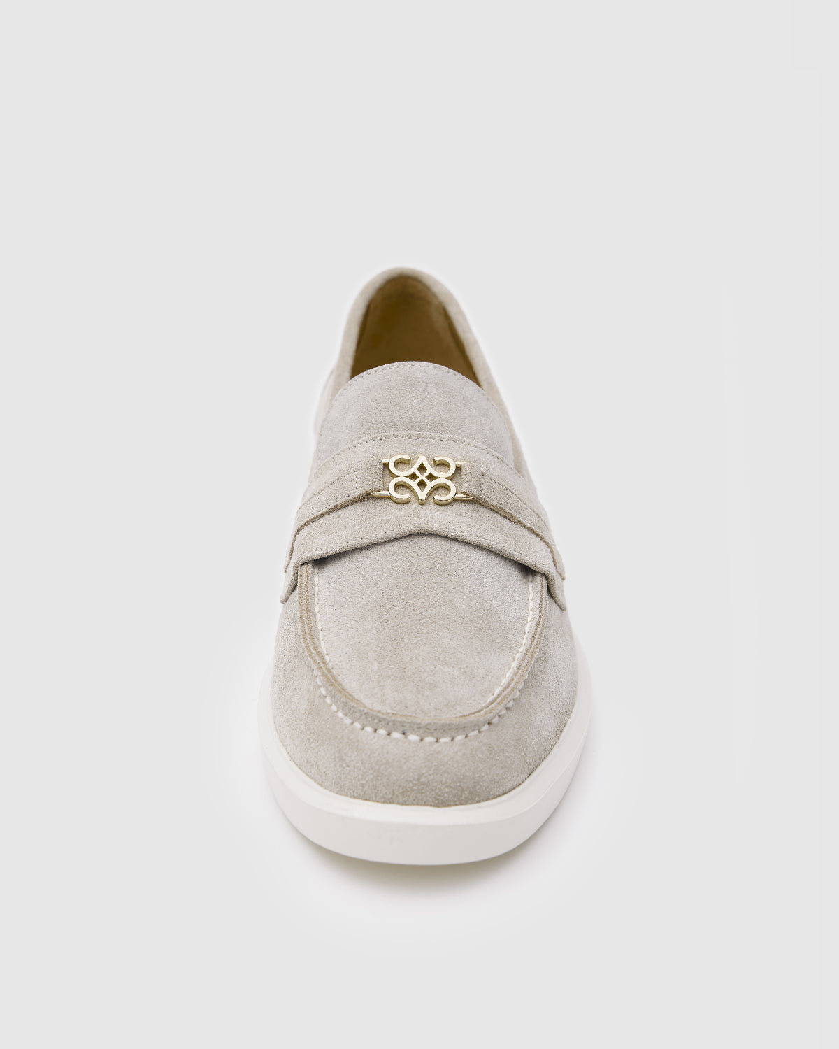 Lia Loafers Stone Suede