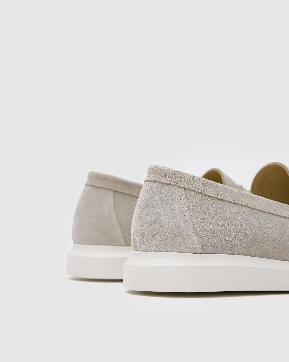 Lia Loafers Stone Suede