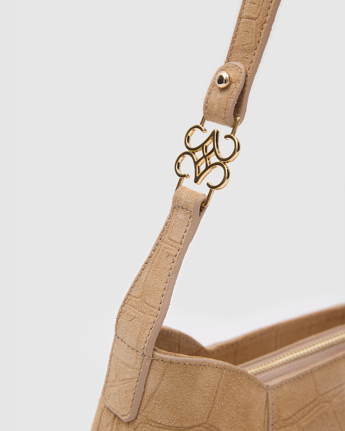 Aries Biscuit Croc Suede