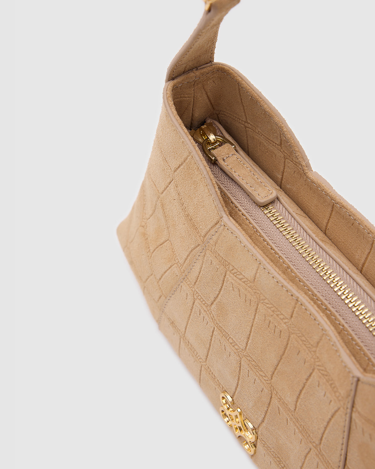 Aries Biscuit Croc Suede
