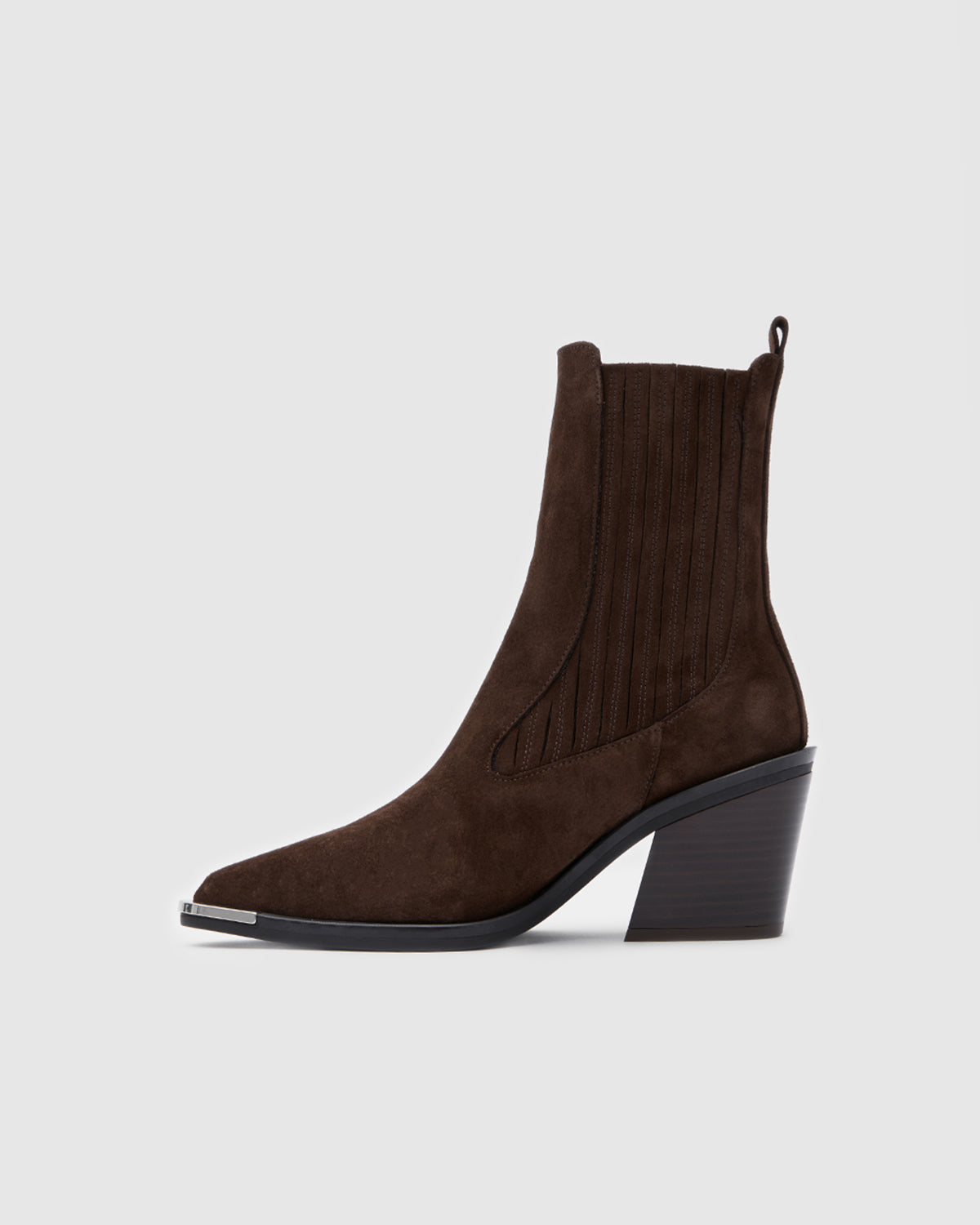 Siena Western High Bitter Brown Suede