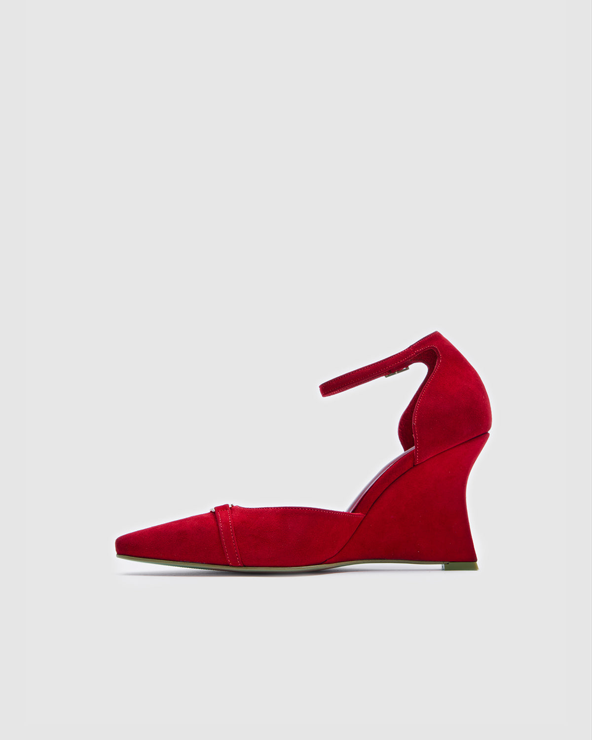 Rhea Red Suede