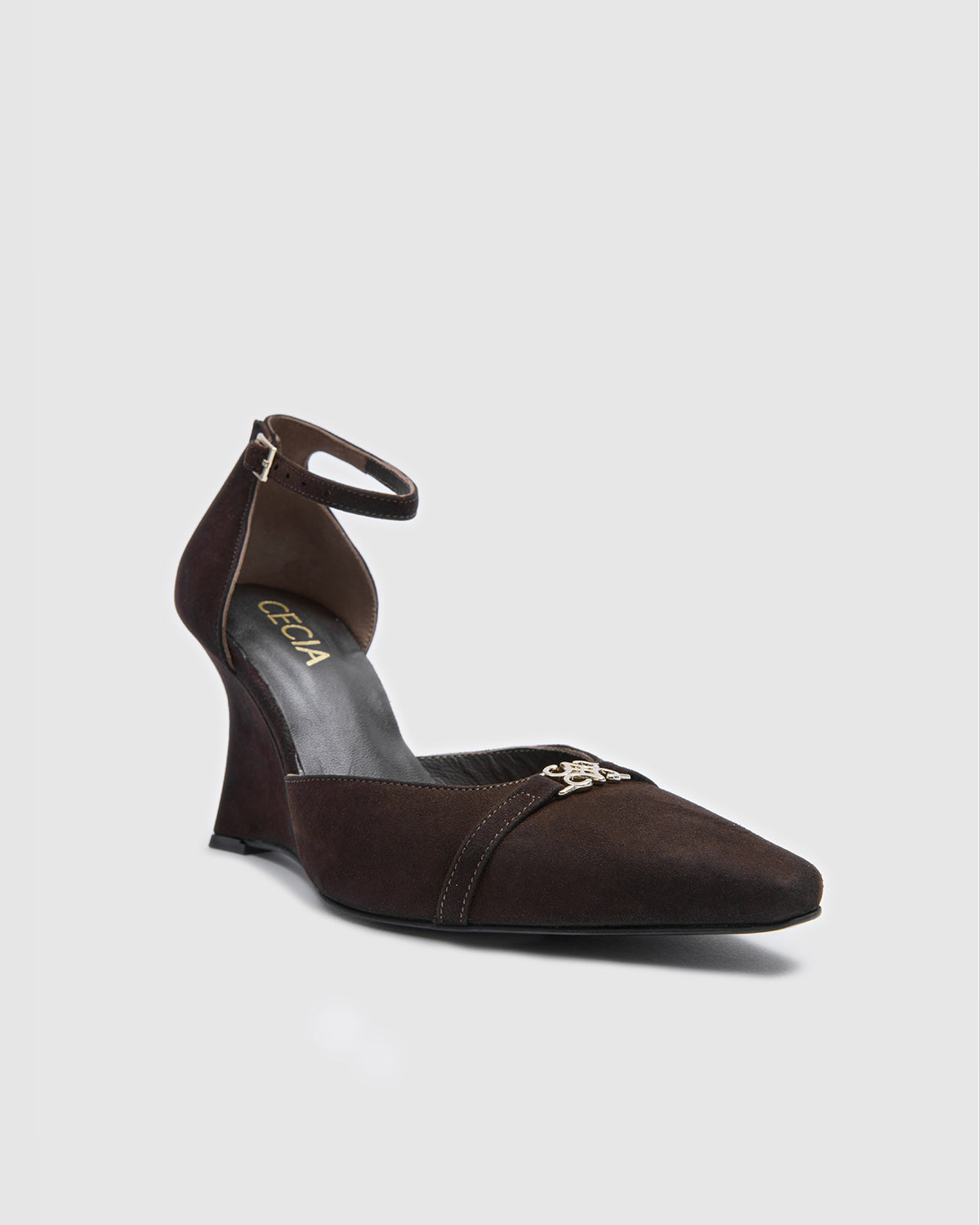 Rhea Bitter Brown Suede