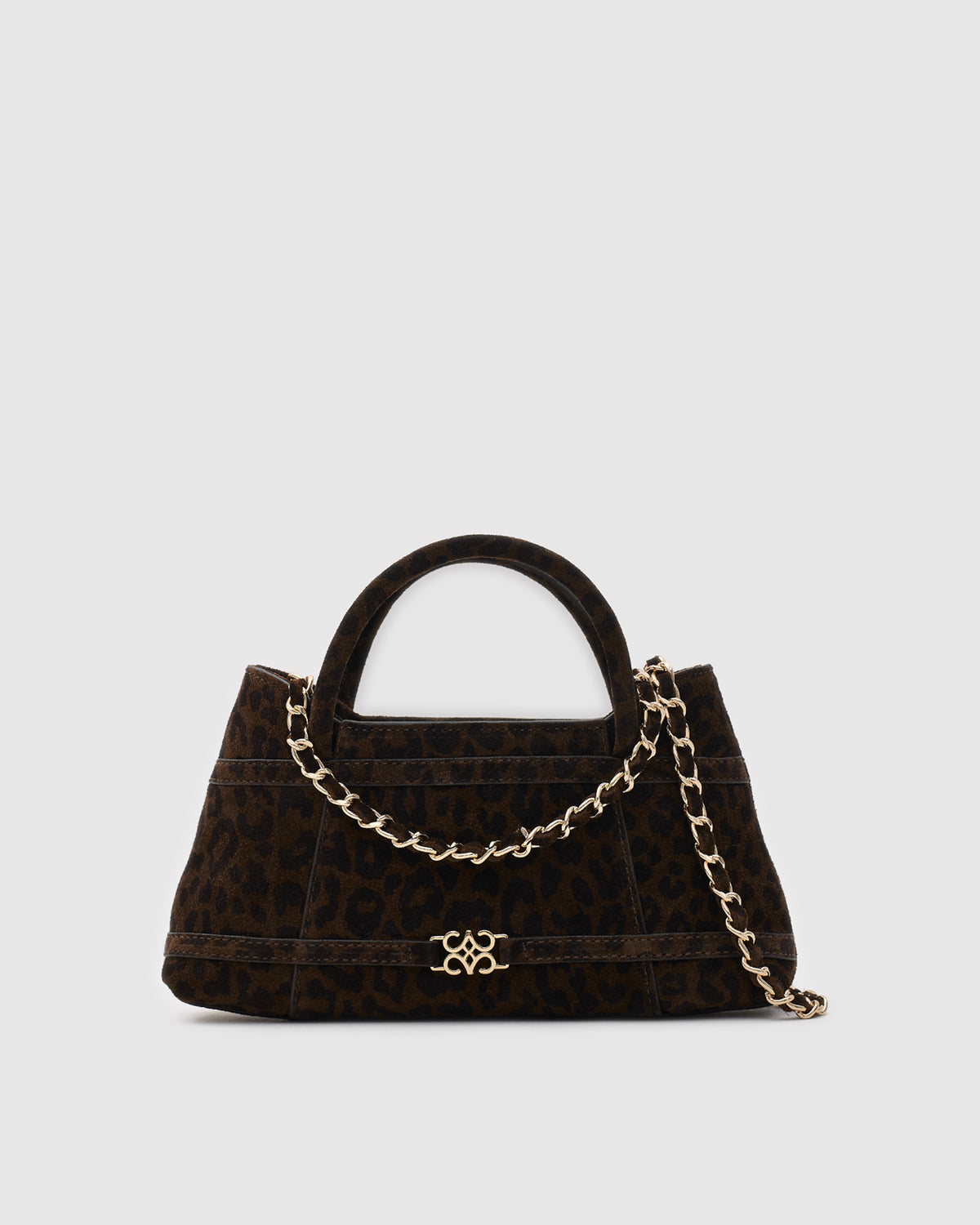 Luna Leopard Dark Brown