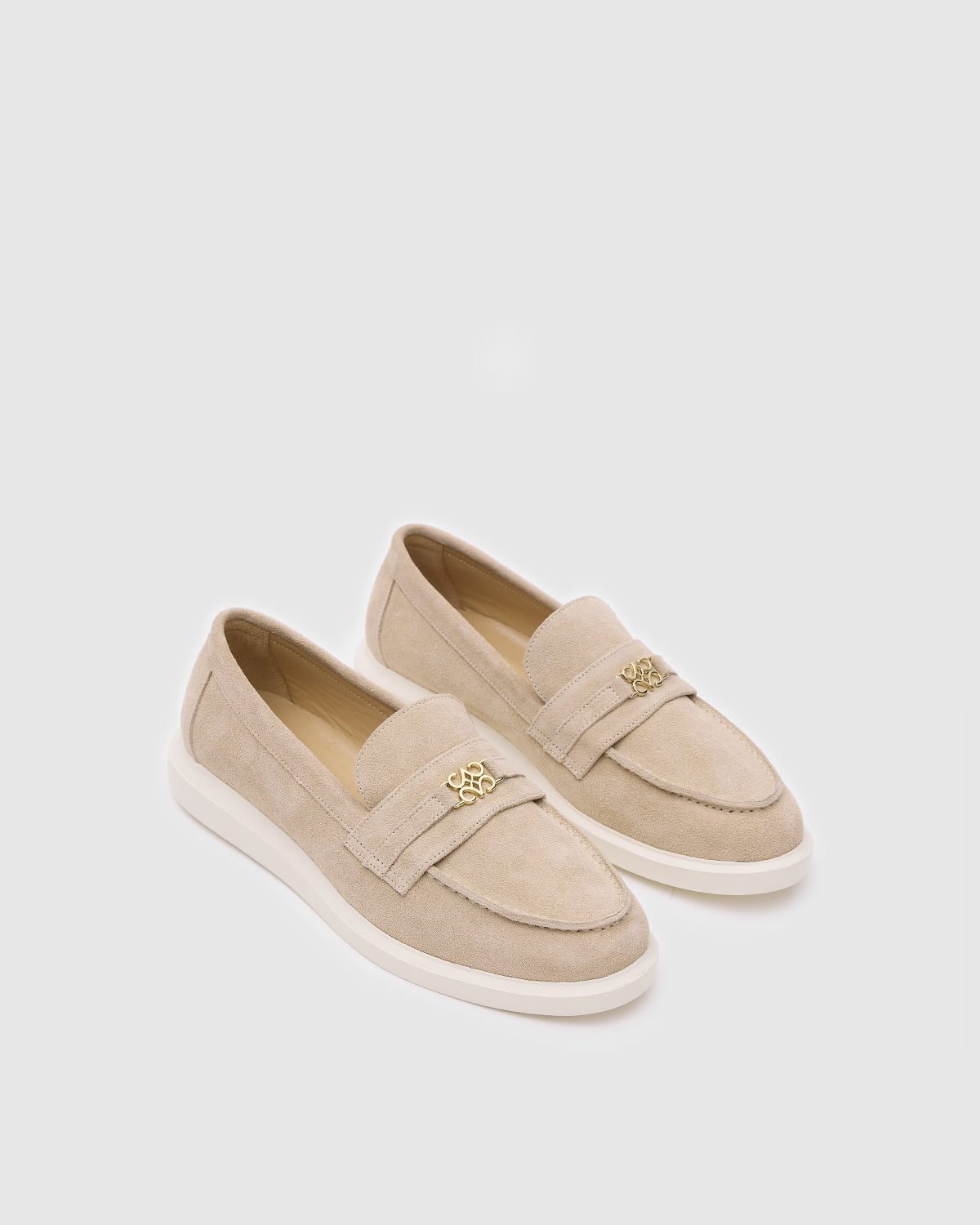 Lia Loafers Beige Suede