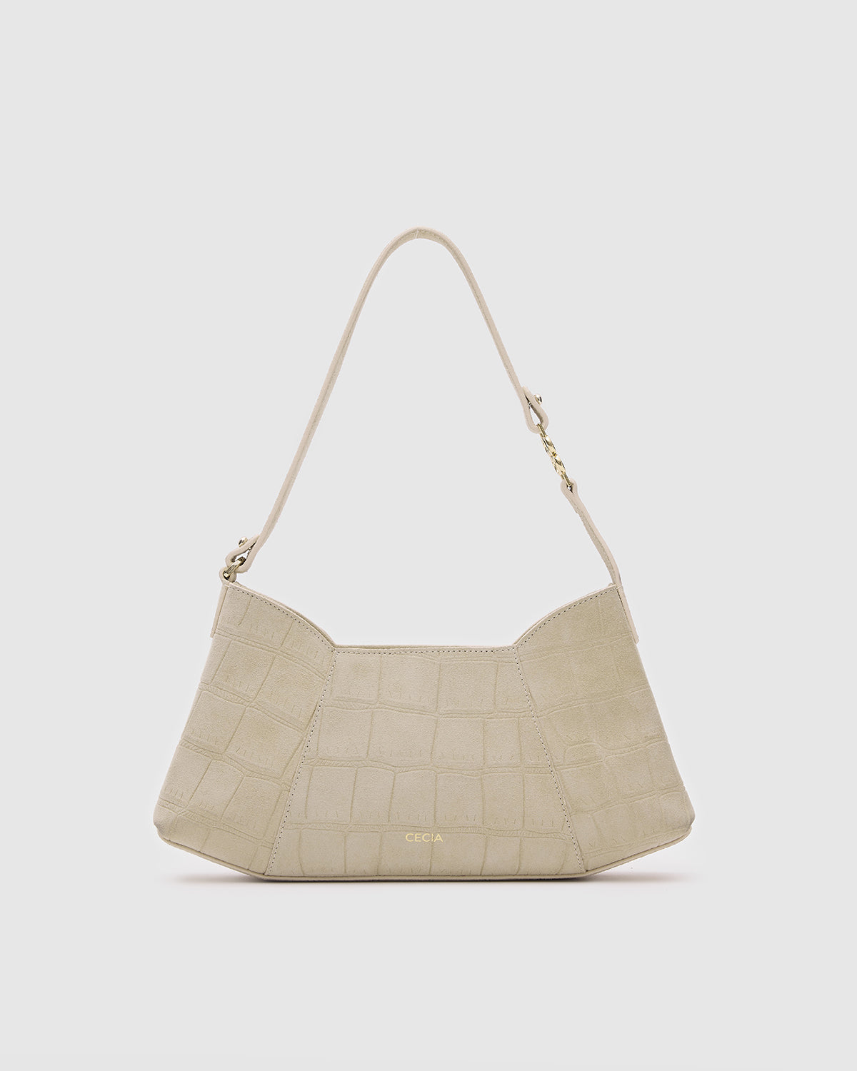 Aries Beige Croc Suede