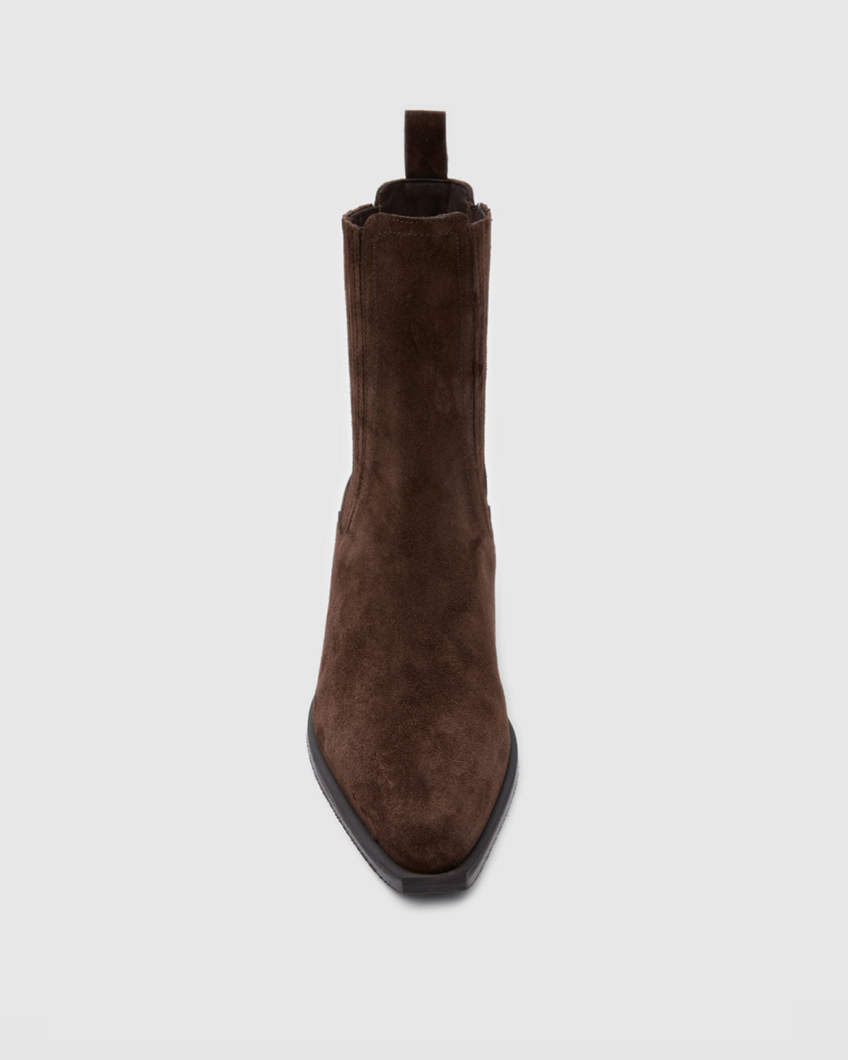 Siena Western Low Bitter Brown Suede